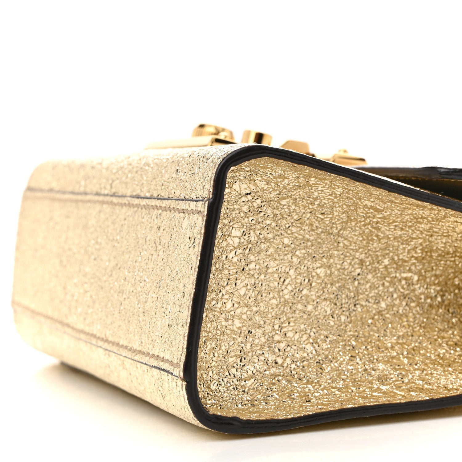 Galassia Small Padlock Shoulder Bag Platino