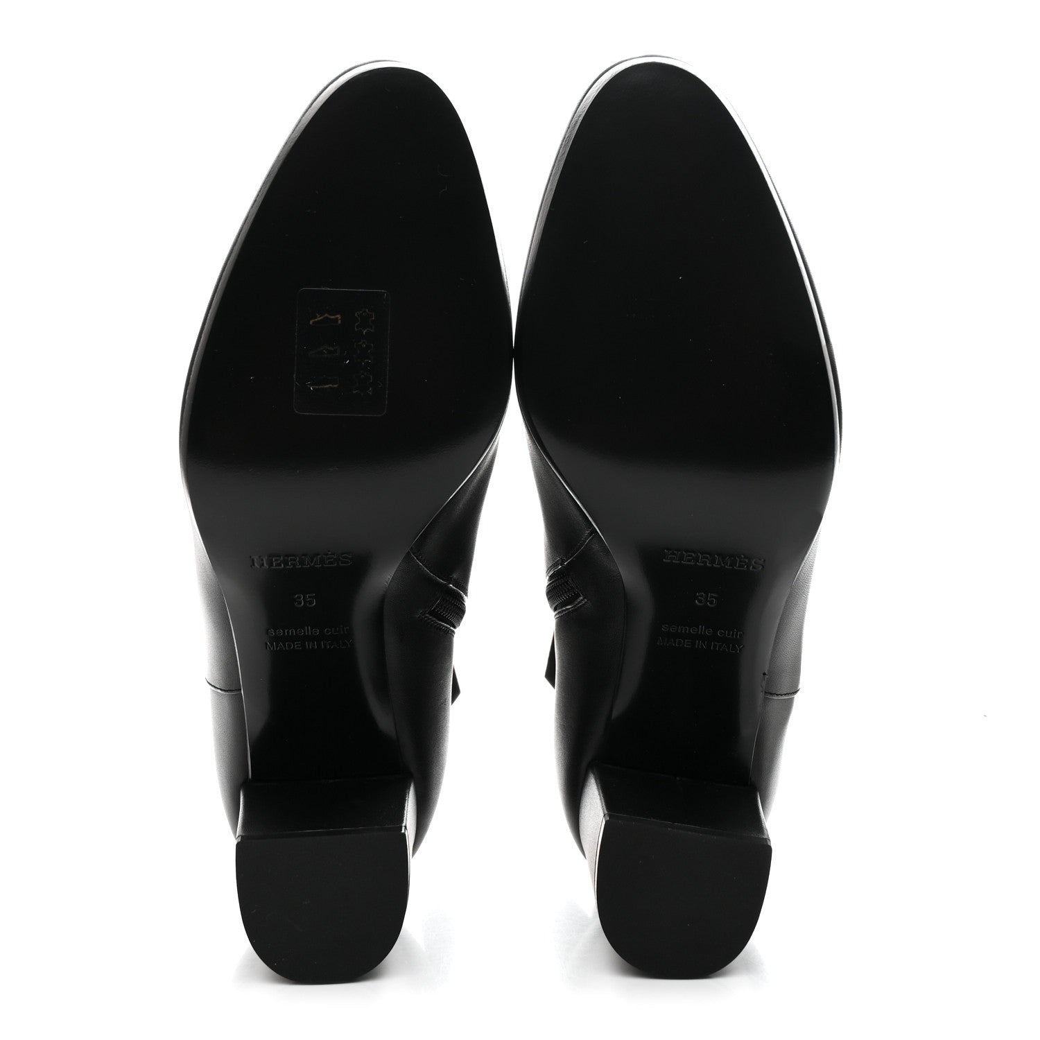 Calfskin Saint Germain Ankle Boots 35 Black