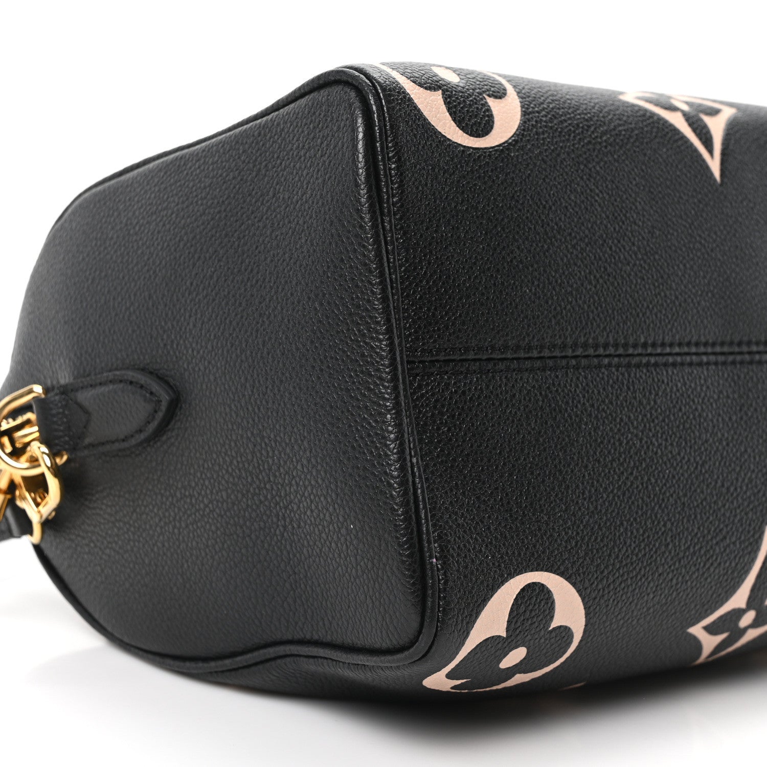 Empreinte Monogram Giant Speedy Bandouliere 25 Black Beige
