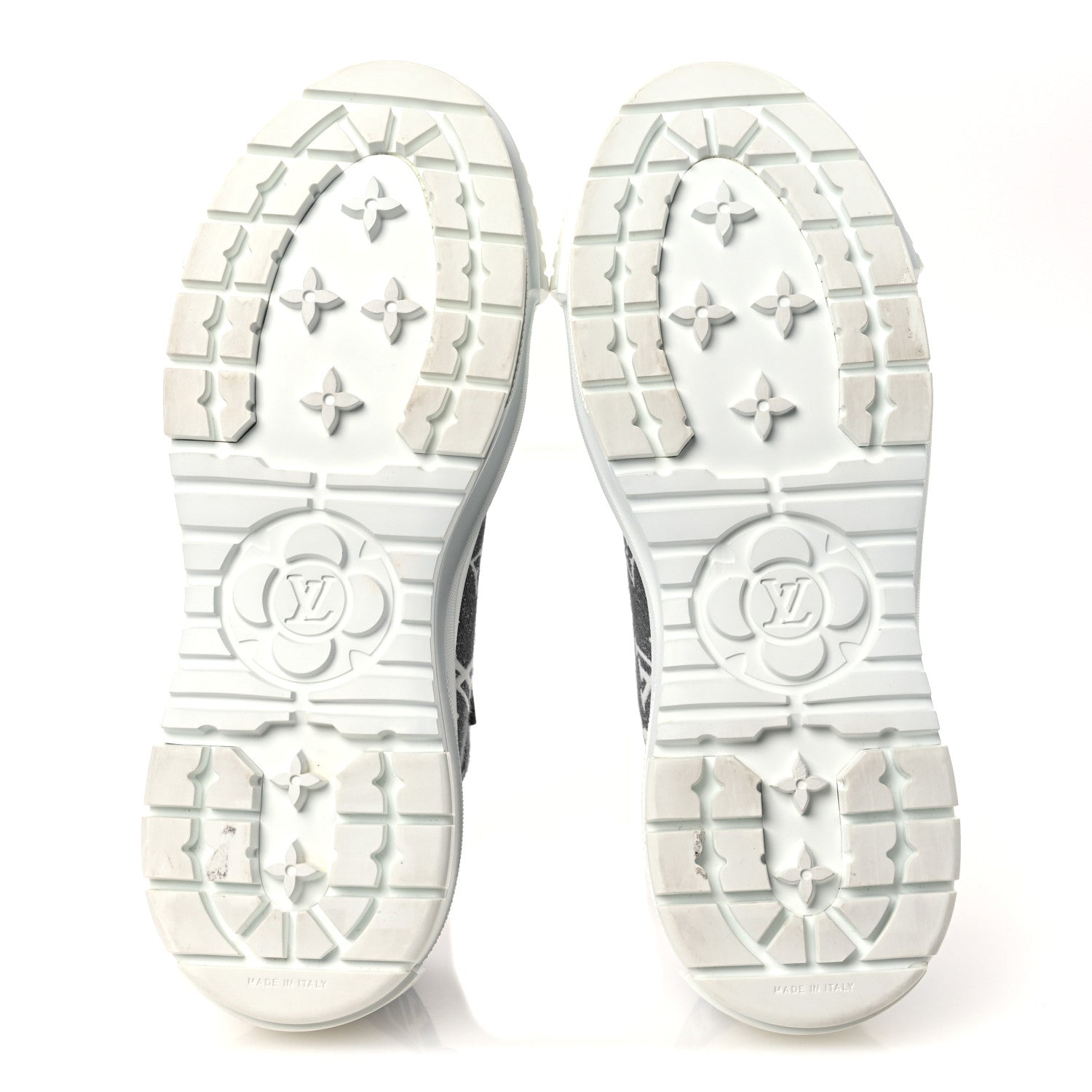 Denim Monogram Squad Sneakers 38.5 Marine