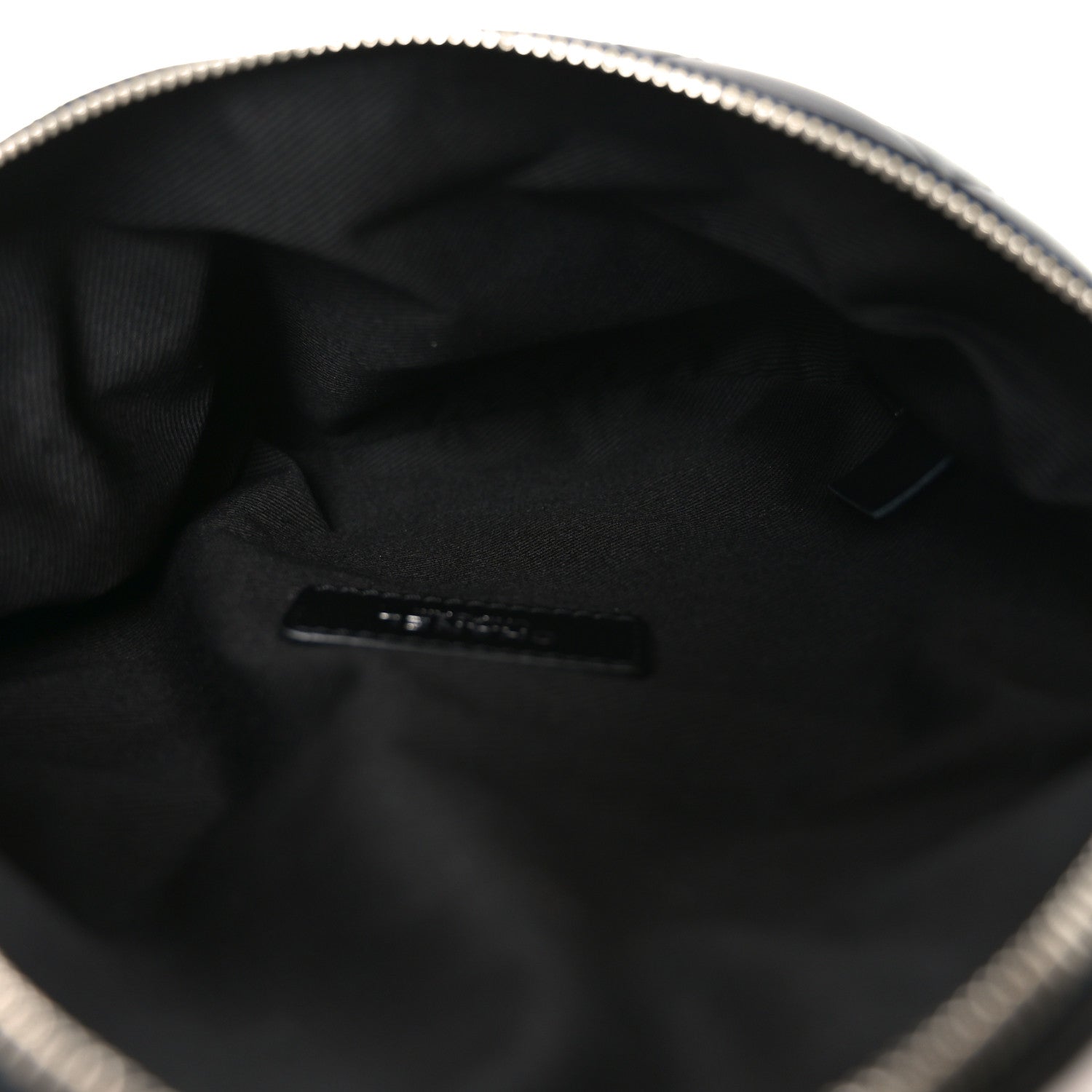 Calfskin Quilted Uniform Waist Belt Bag Black