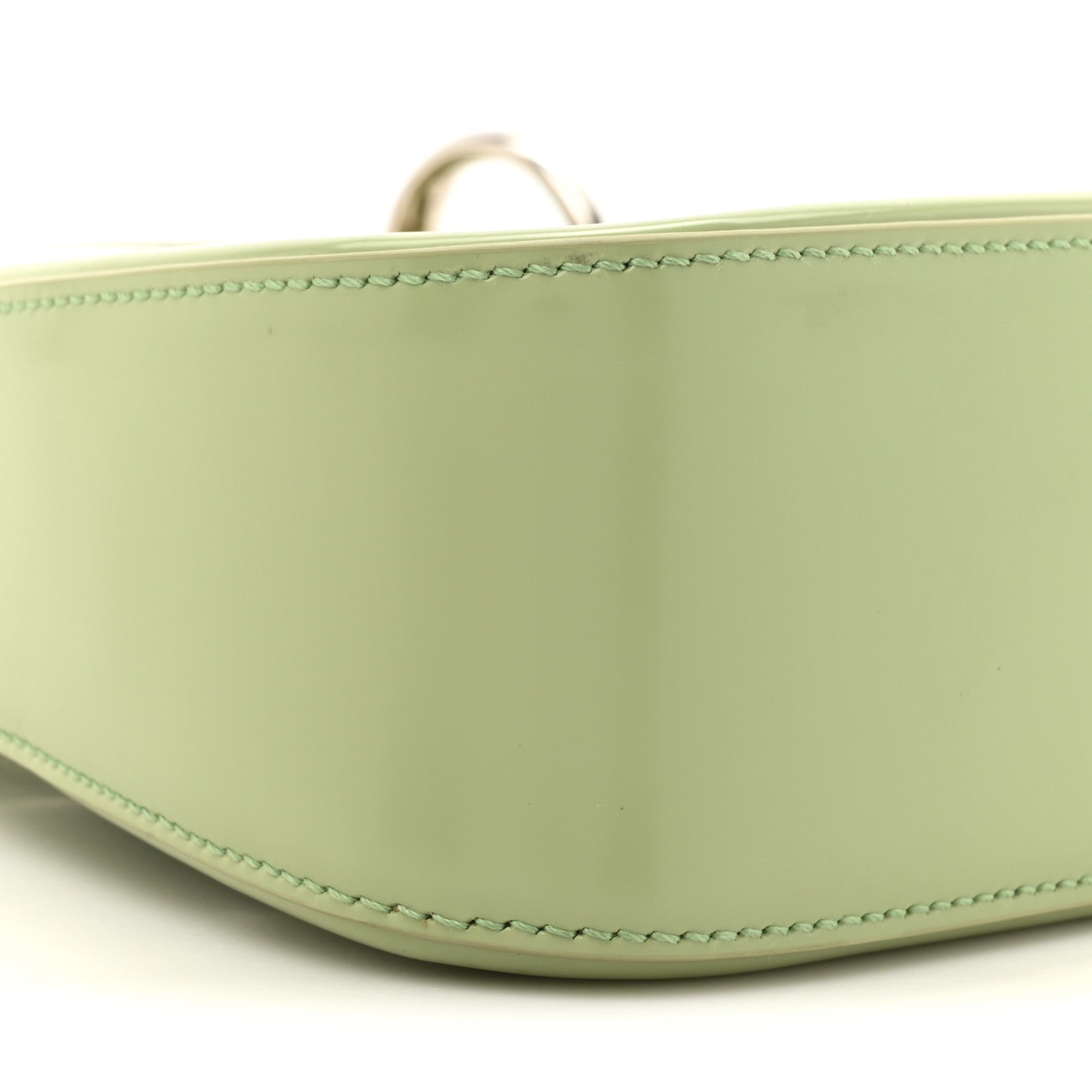 Master Lux Calfskin Horsebit Chain Shoulder Bag Sage Leaf