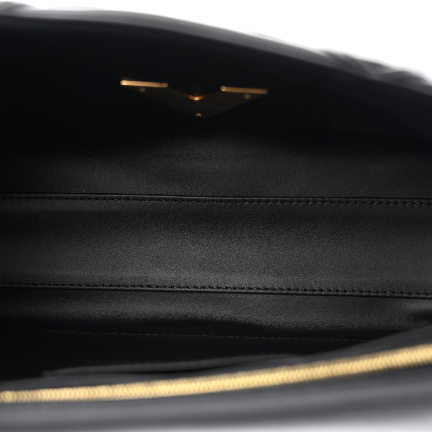 Lambskin Malletage Top Handle GO-14 GM Black