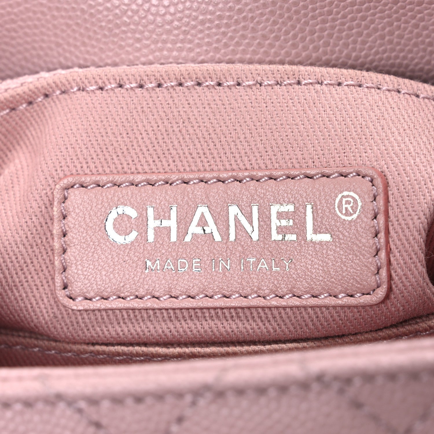 Caviar Quilted Mini Coco Handle Flap Pink