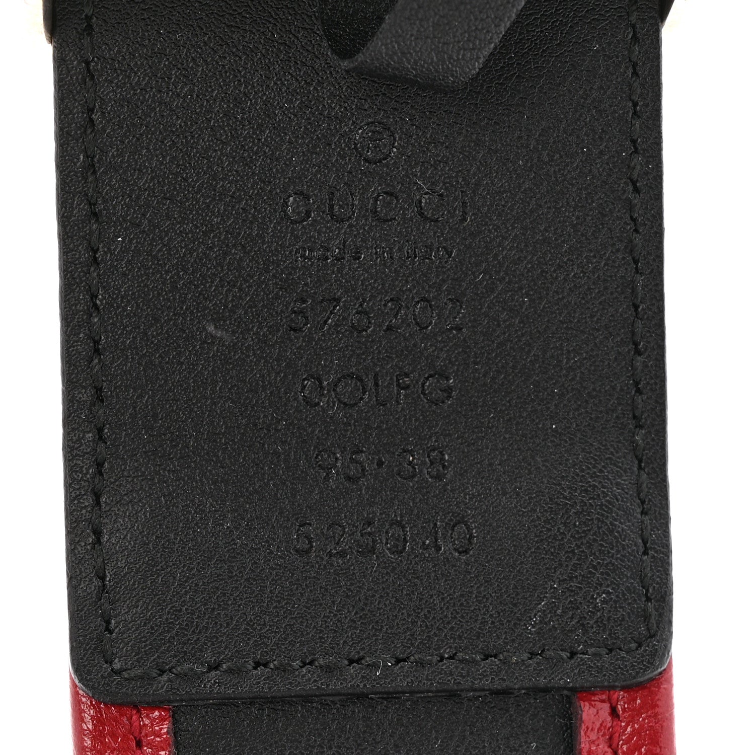 Azalea Calfskin Matelasse Diagonal Torchon Double G 40mm Belt 95 38 Black Romantic Cherry