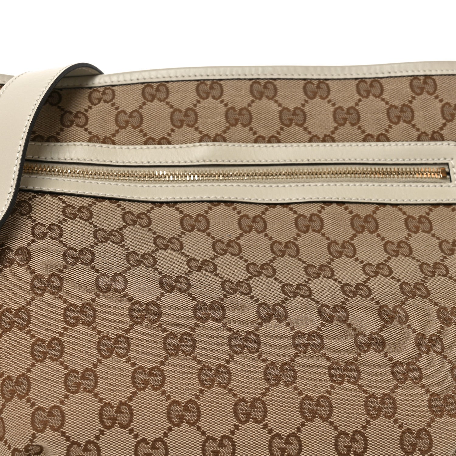 Monogram Messenger Bag Off White