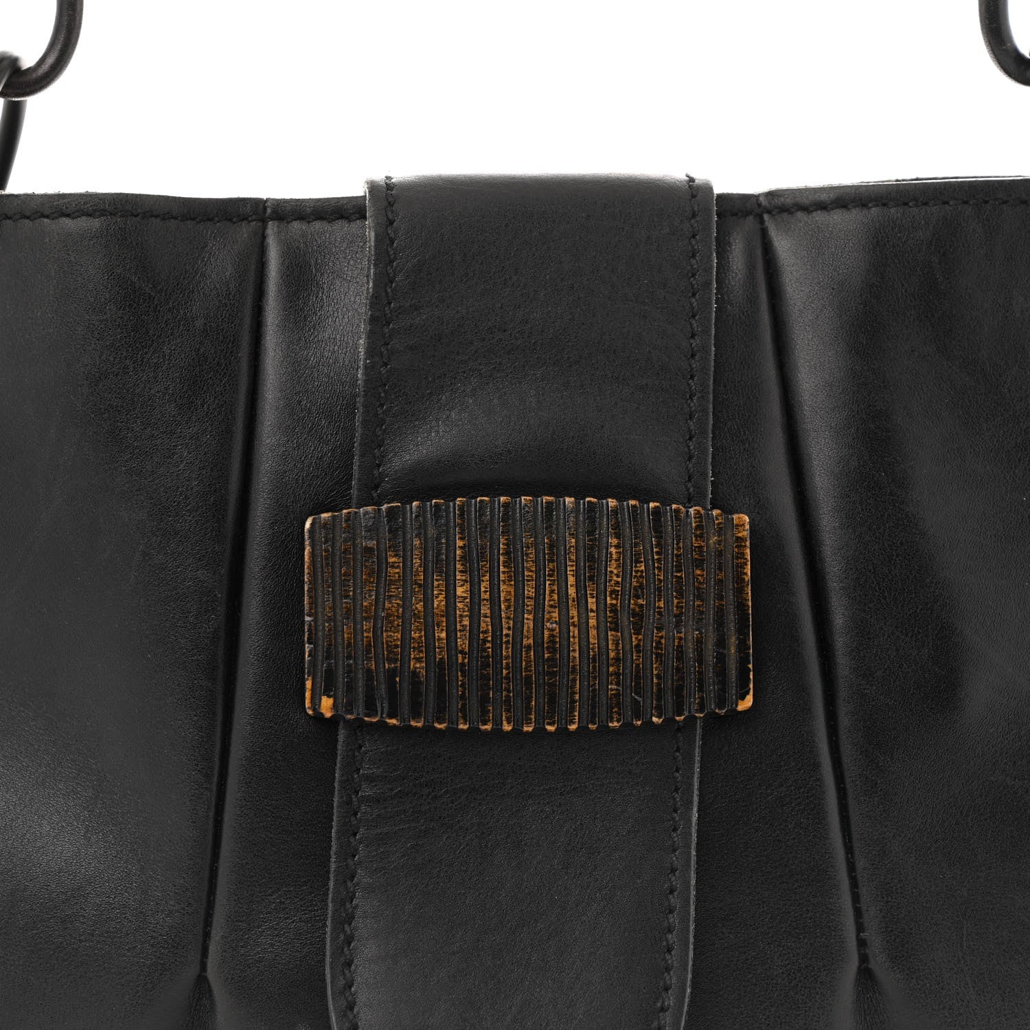 Calfskin Hobo Black