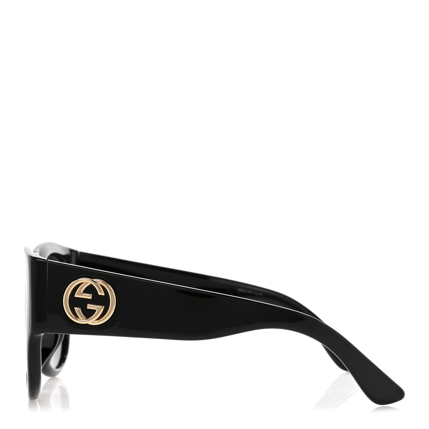 Acetate Square Frame Sunglasses GG0142SA Black