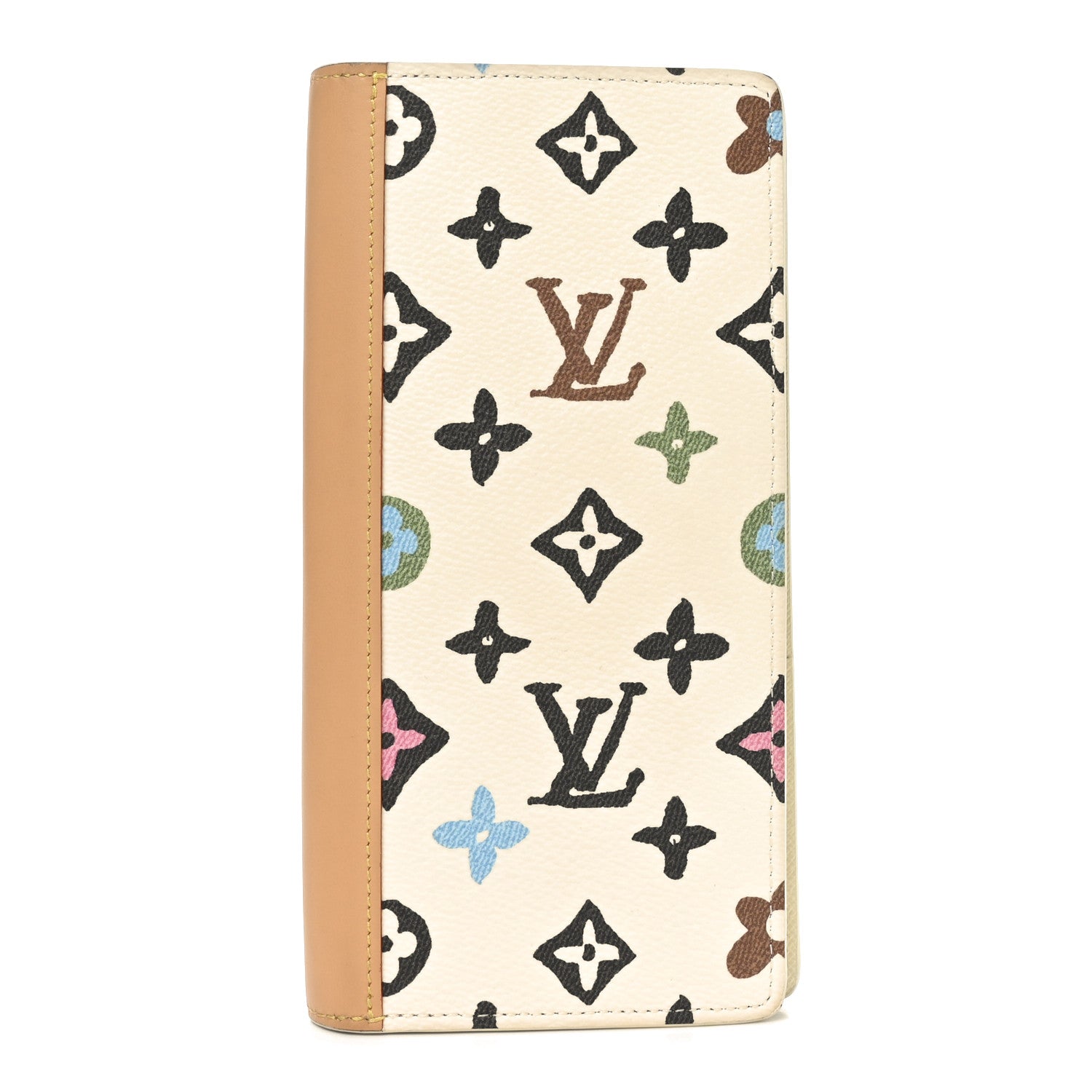 X TYLER THE CREATOR Monogram Craggy Brazza Wallet Vanilla