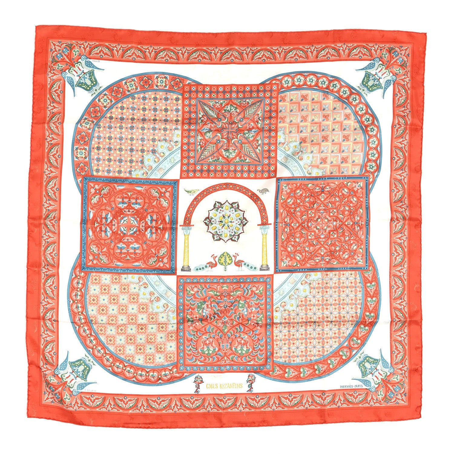Silk Ciels Byzantins Scarf 90