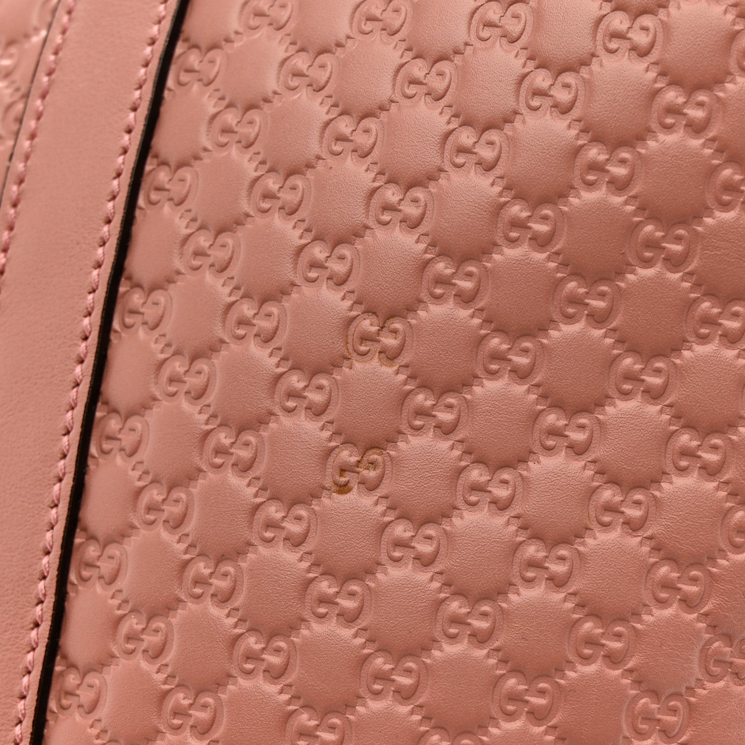 Soft Microguccissima Large Dome Satchel Soft Pink