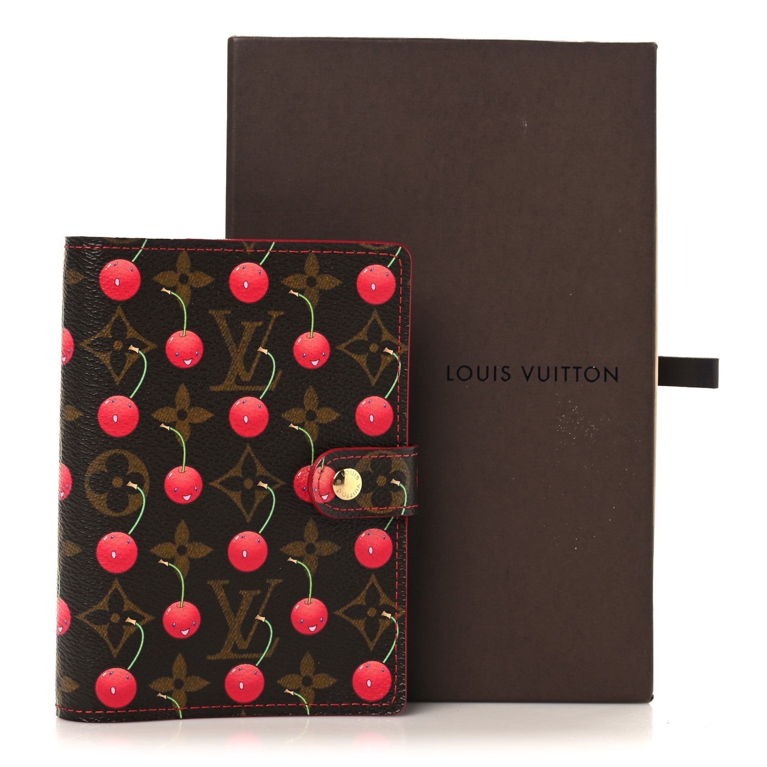 Monogram Cerises Small Ring Agenda Cover