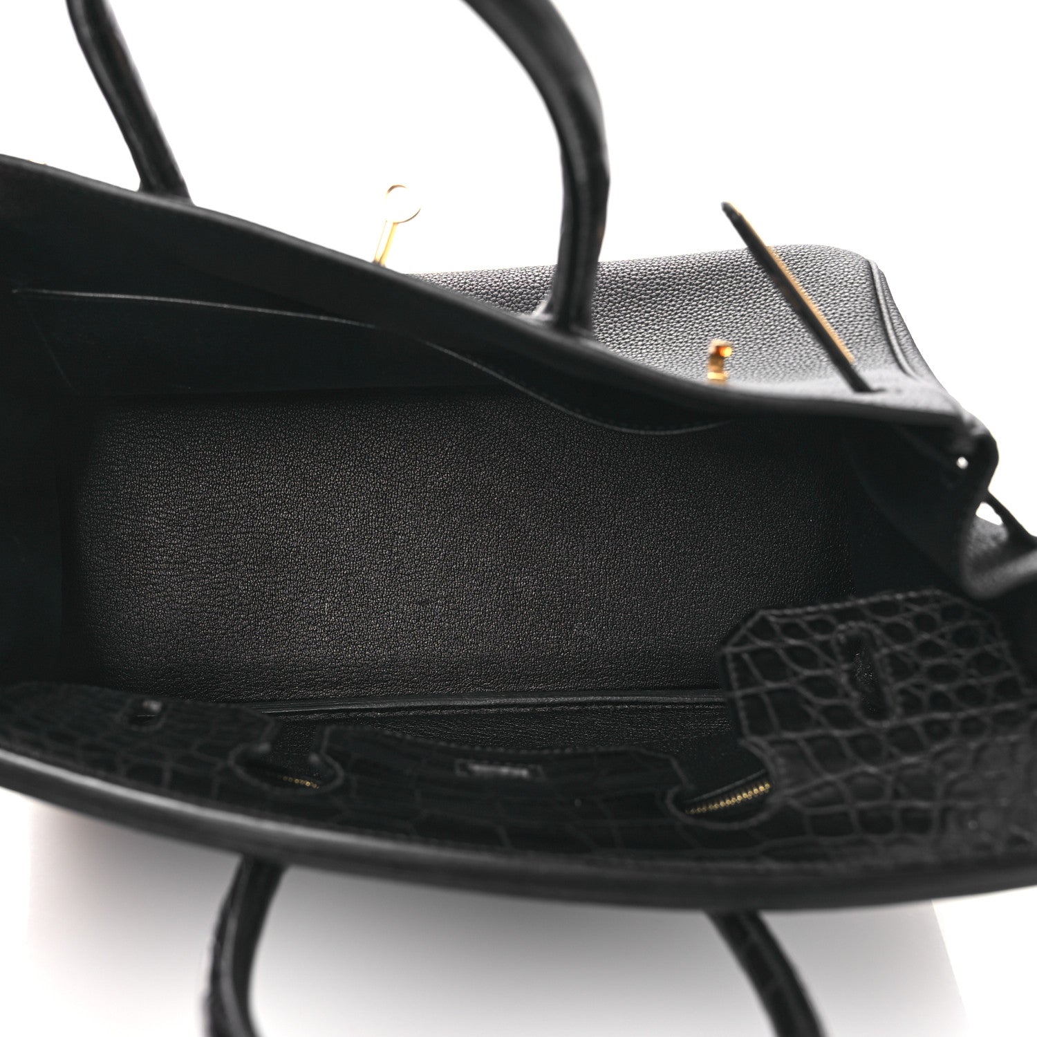 Togo Matte Alligator Birkin Touch 30 Black