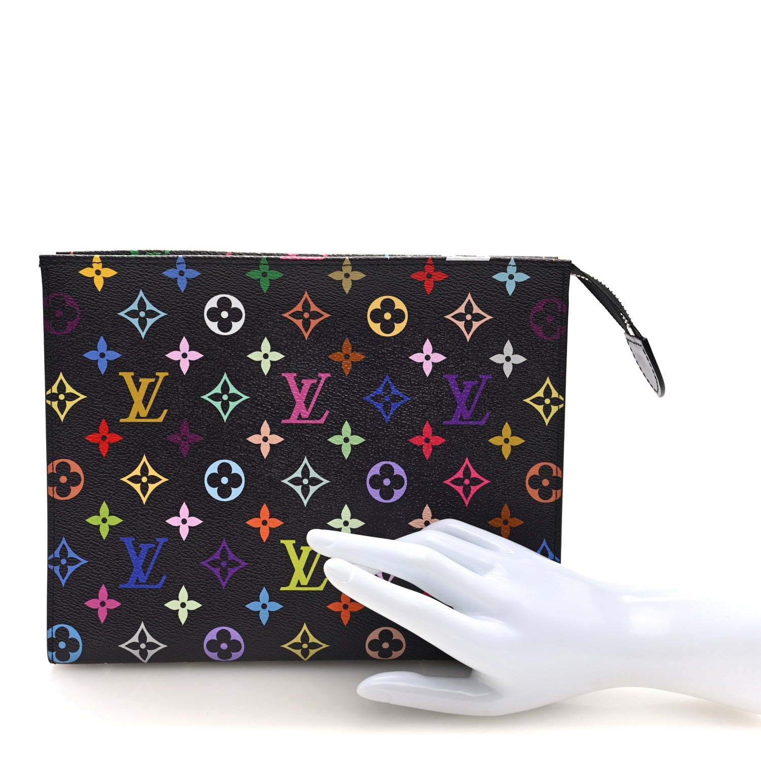 LV X TM Monogram Multicolor Toiletry Pouch 26 Black