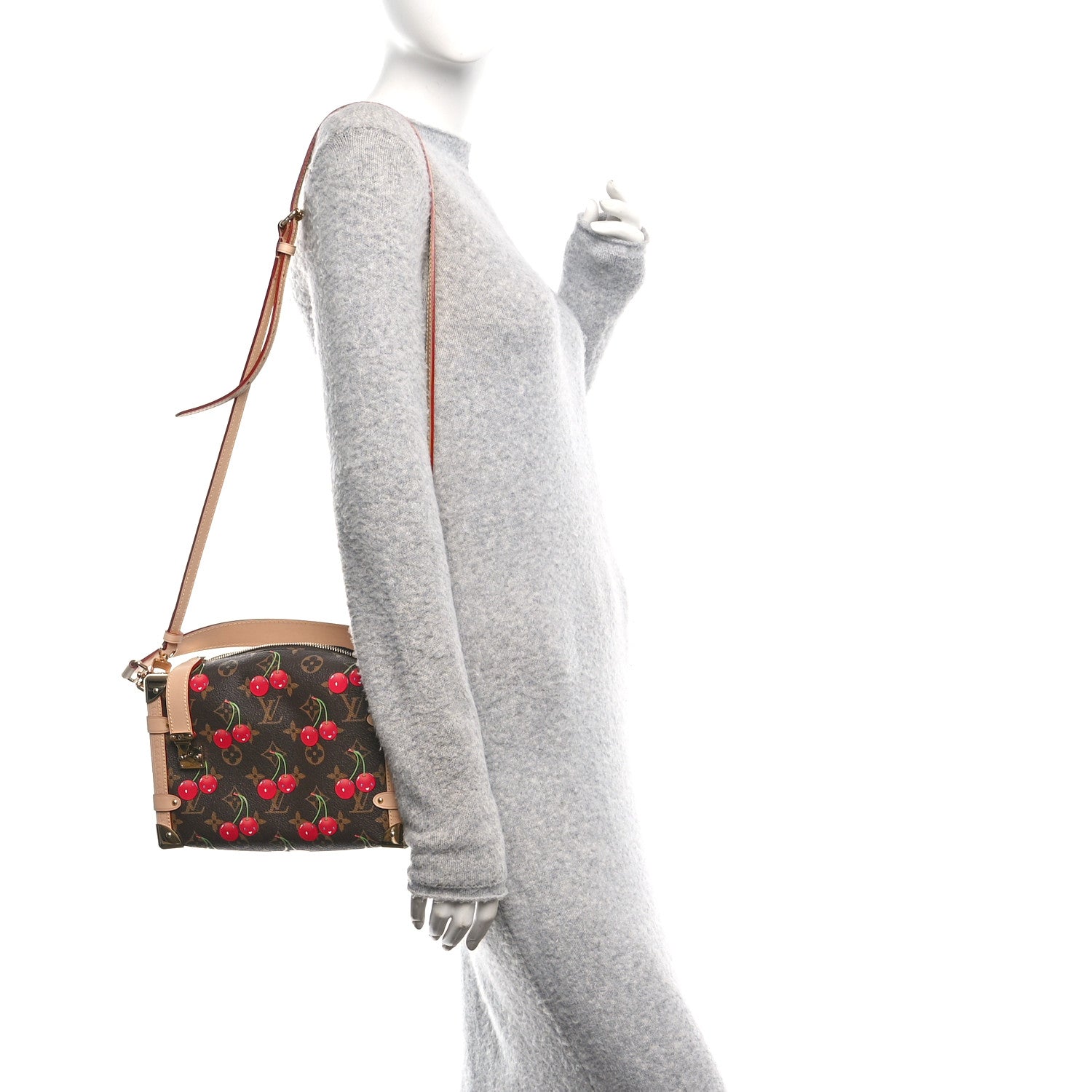 LV X TM Monogram Cerises Side Trunk MM