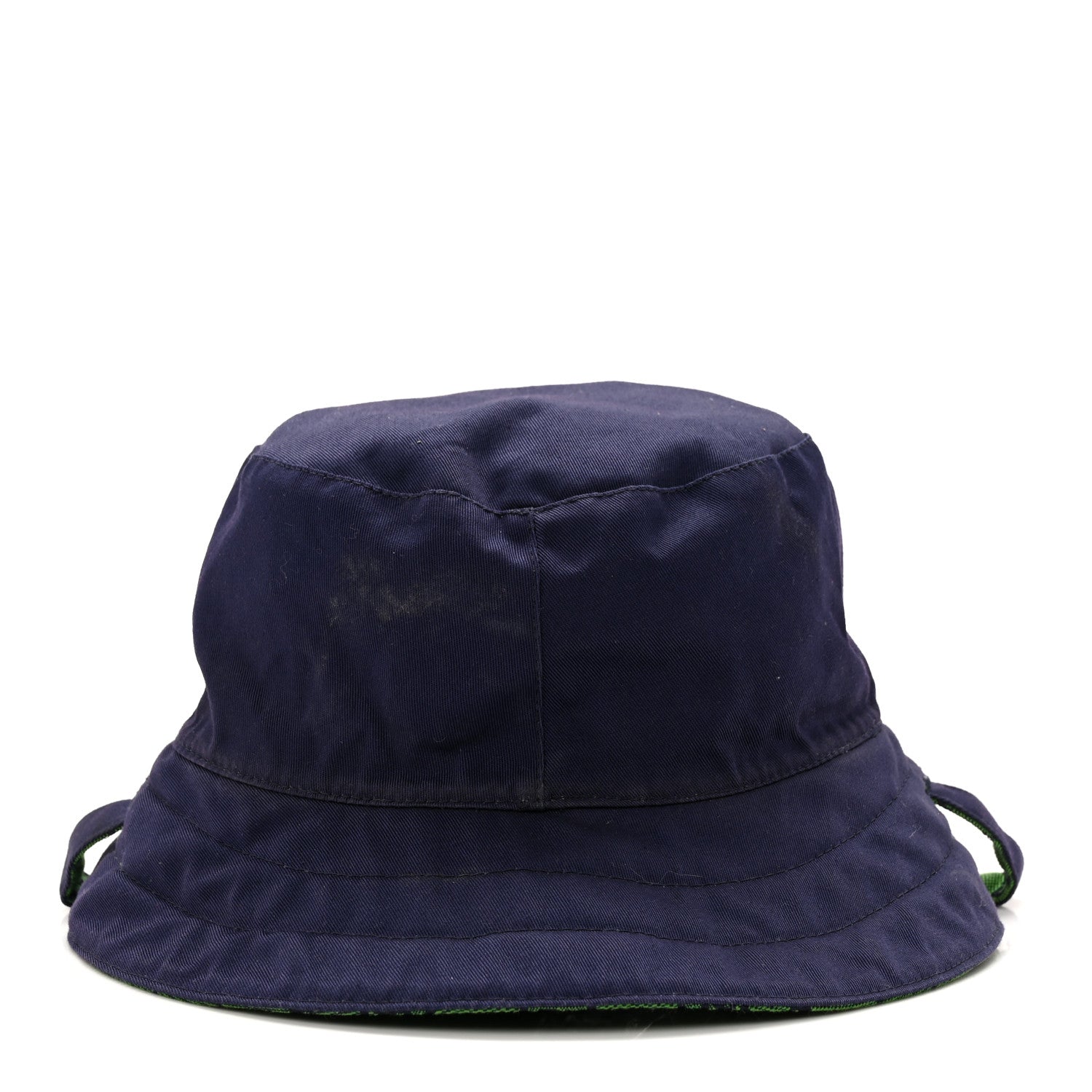 Monogram Multicolor Reversible Self-Tie Bucket Hat S Green Blue