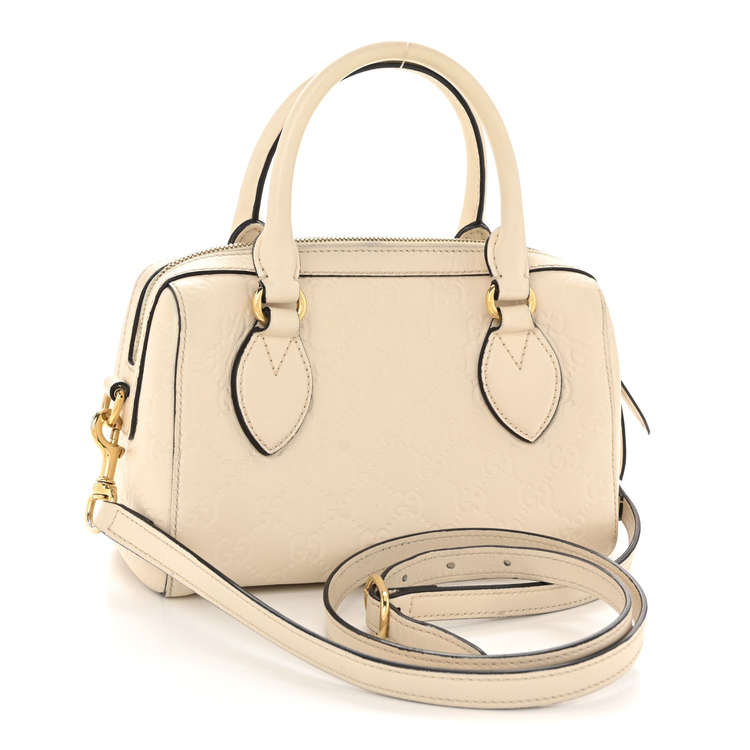 Guccissima Mini Joy Boston White