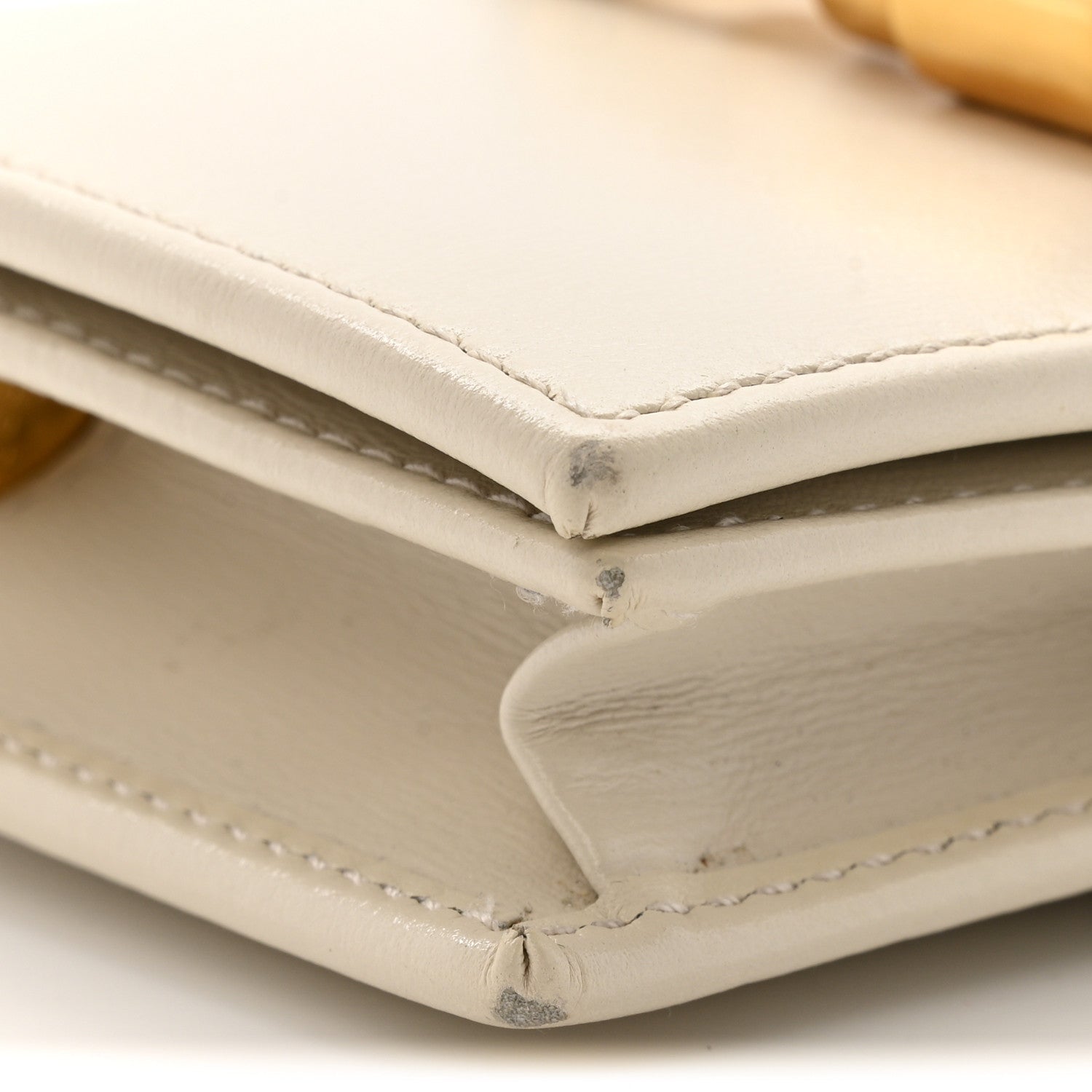 Calfskin Jackie 1961 Card Case Mystic White
