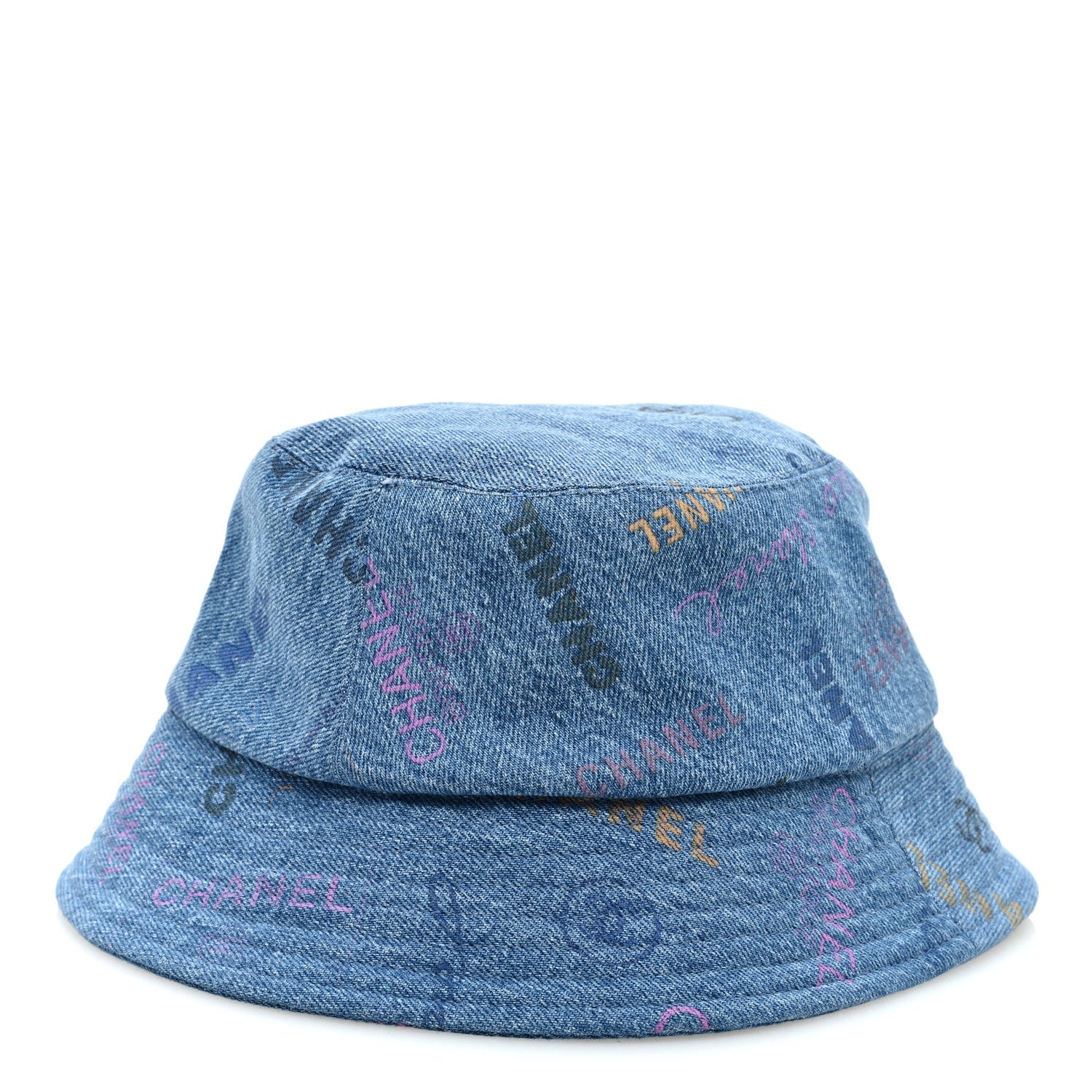 Denim Mood Cloche Bucket Hat M Blue