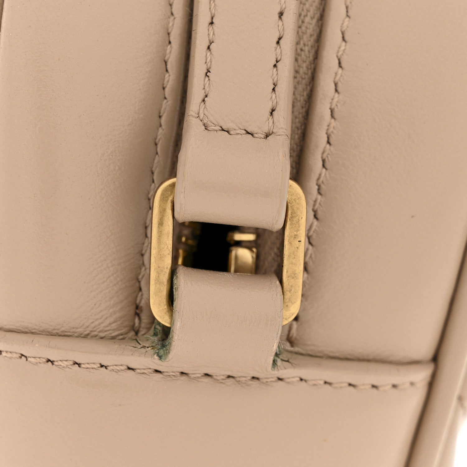 Calfskin Matelasse Monogram Lou Camera Bag Dark Beige