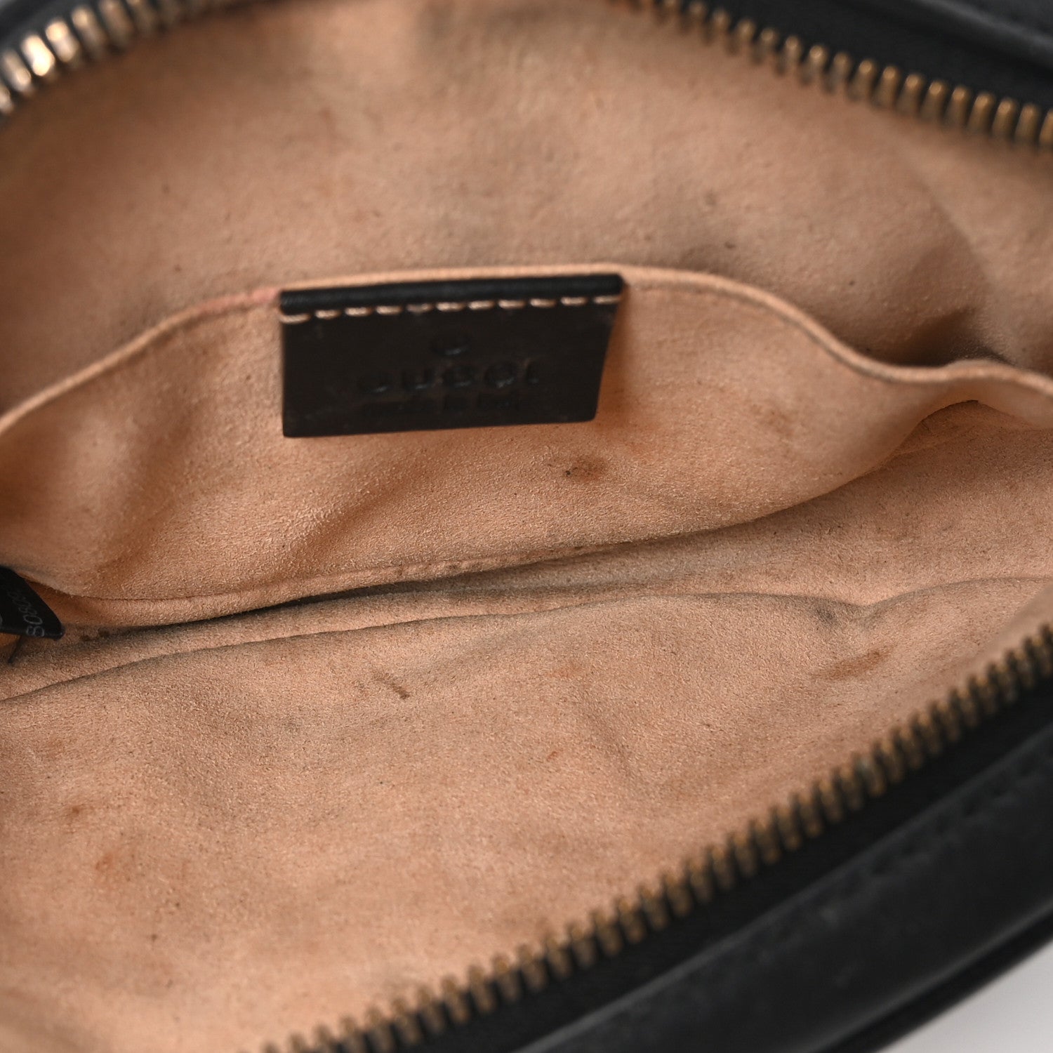 Calfskin Matelasse GG Marmont Belt Bag 75 30 Black
