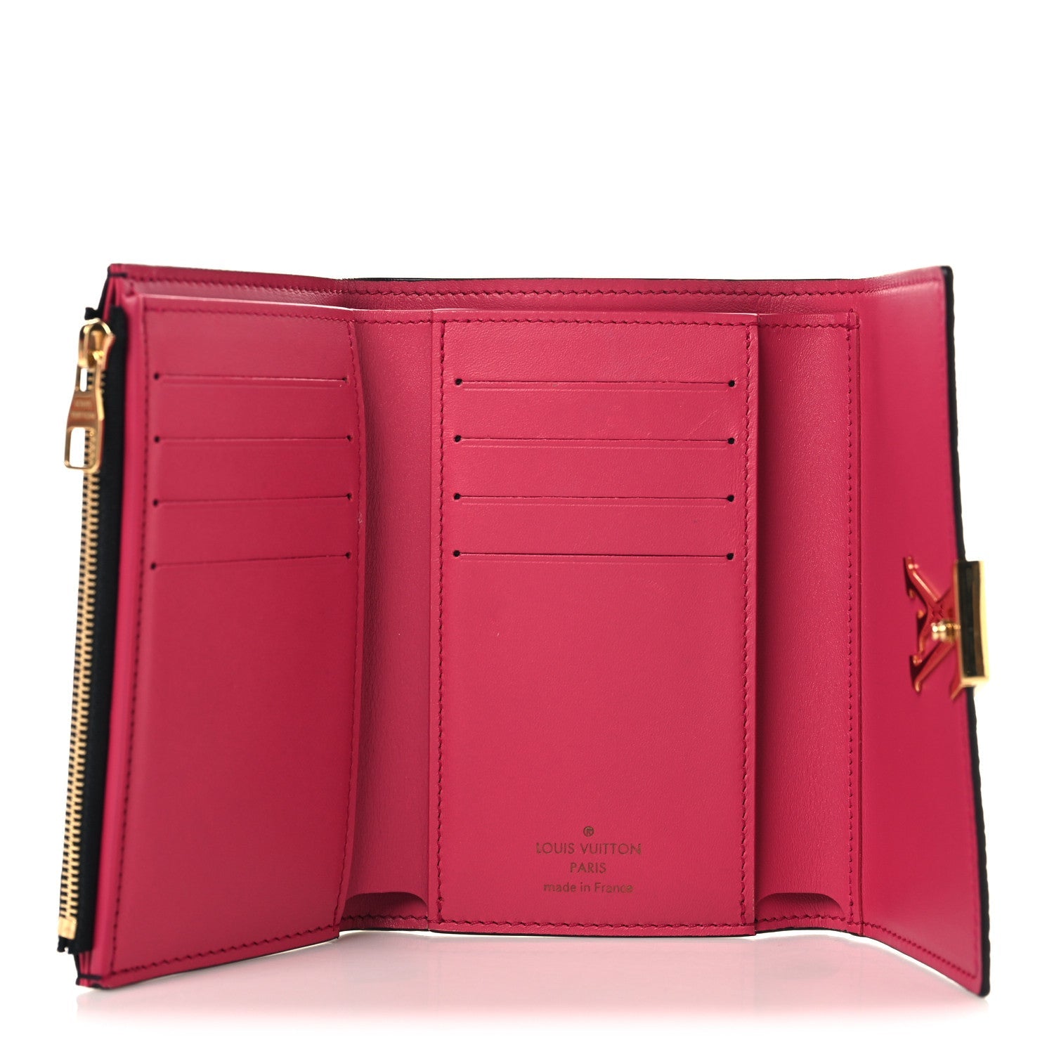 Taurillon Capucines Compact Wallet Black