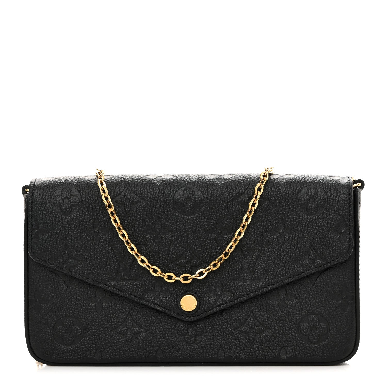 Empreinte Pochette Felicie Chain Wallet Black