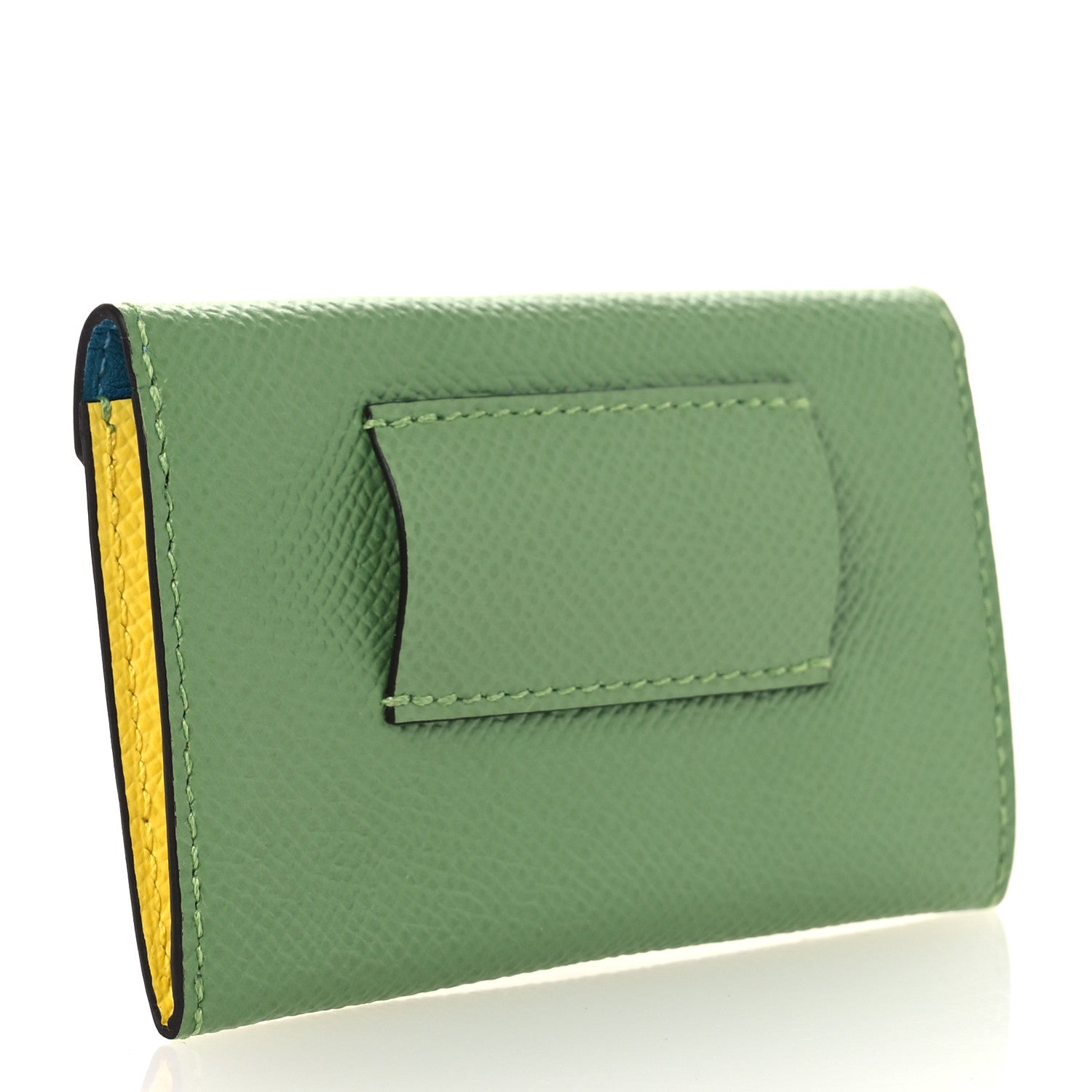 Epsom Kelly Pocket Belt Pouch Vert Criquet Citron Bleu Du Nord