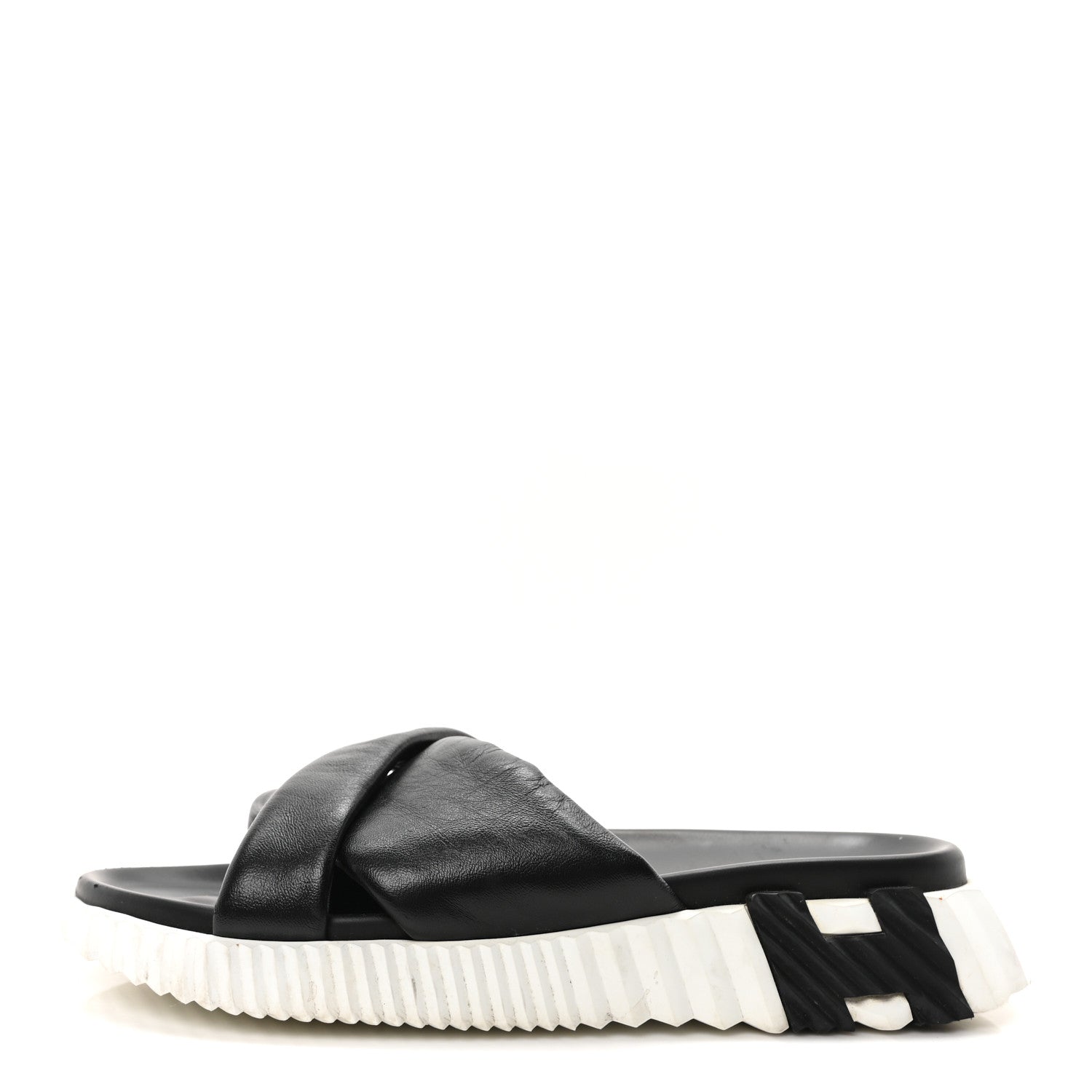 Nappa Womens Infra Sandals 39 Black