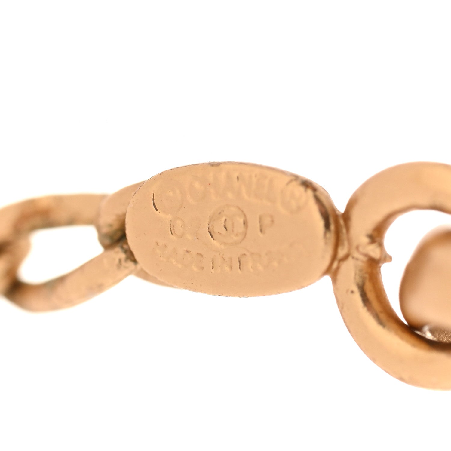 Metal Crystal Lucky Charms Bracelet Gold Pink