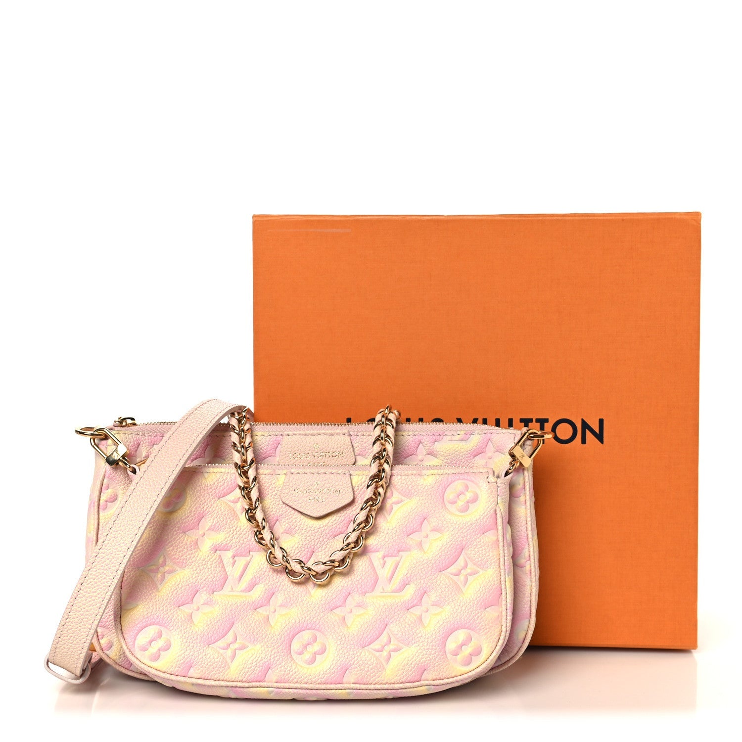 Empreinte Monogram Summer Stardust Multi Pochette Accessories Pink