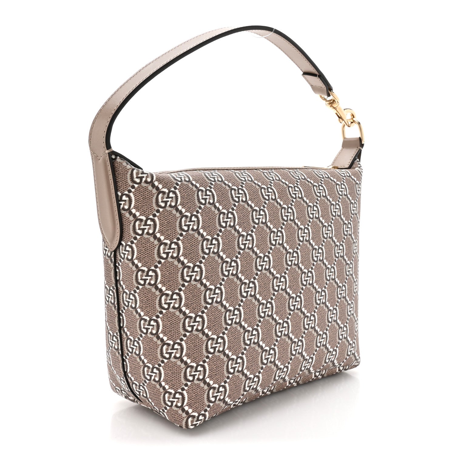 GG Shadow Monogram Super Mini Ophidia Shoulder Bag Taupe