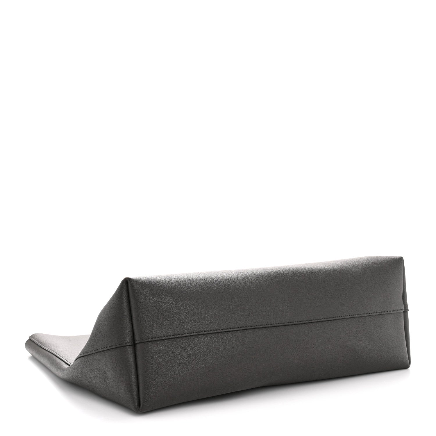 Calfskin Large Shopping Tote Asphalt
