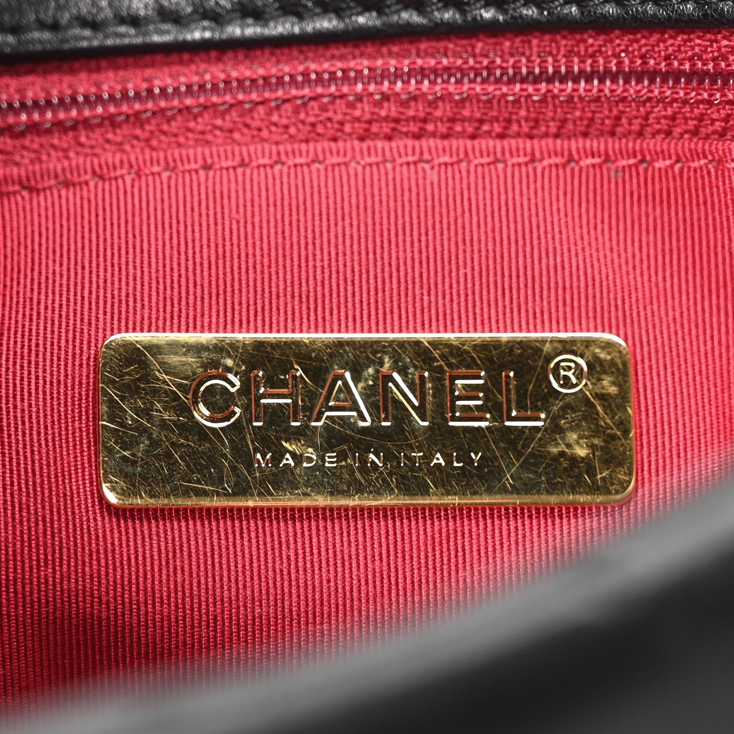 Lambskin Quilted Medium Chanel 19 Flap Black