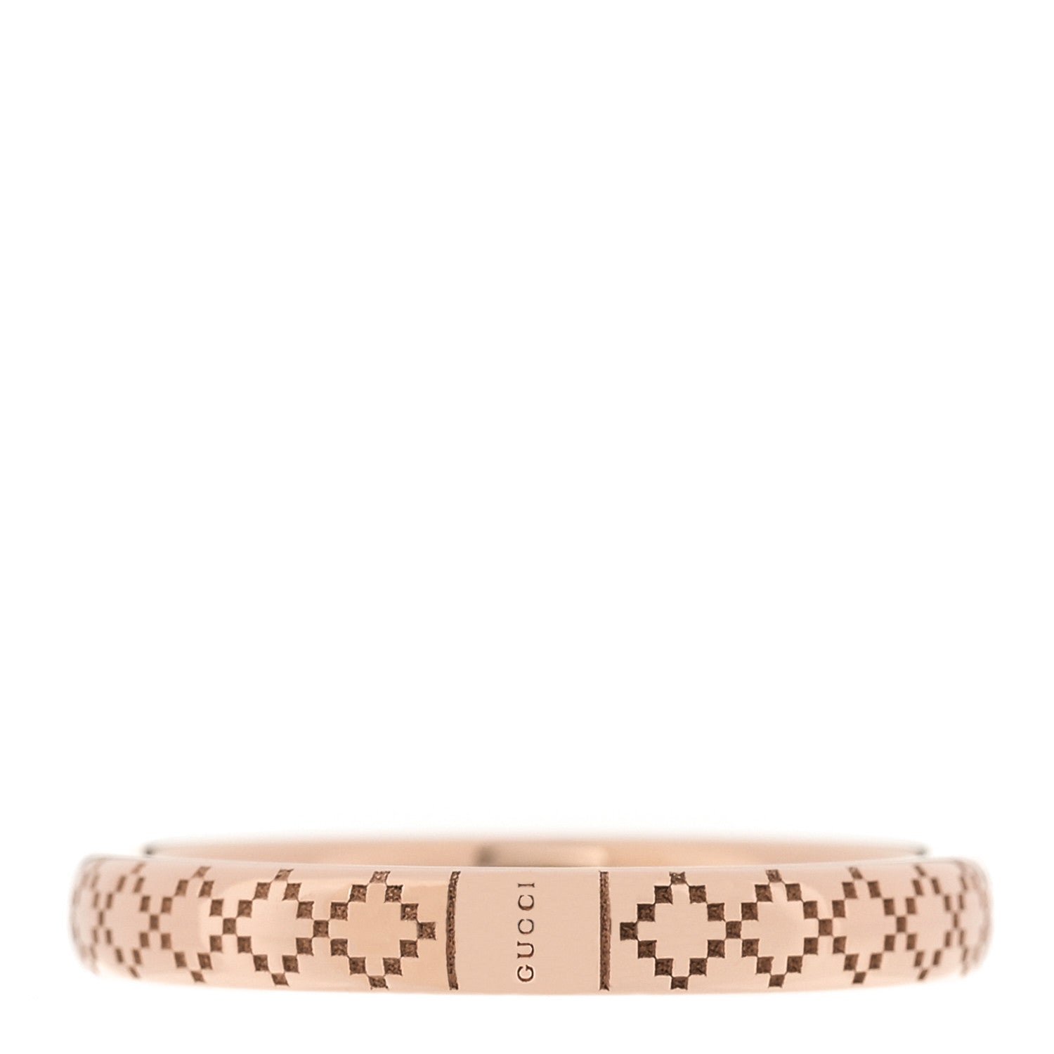 18K Rose Gold Diamantissima Band Ring 50 5.25