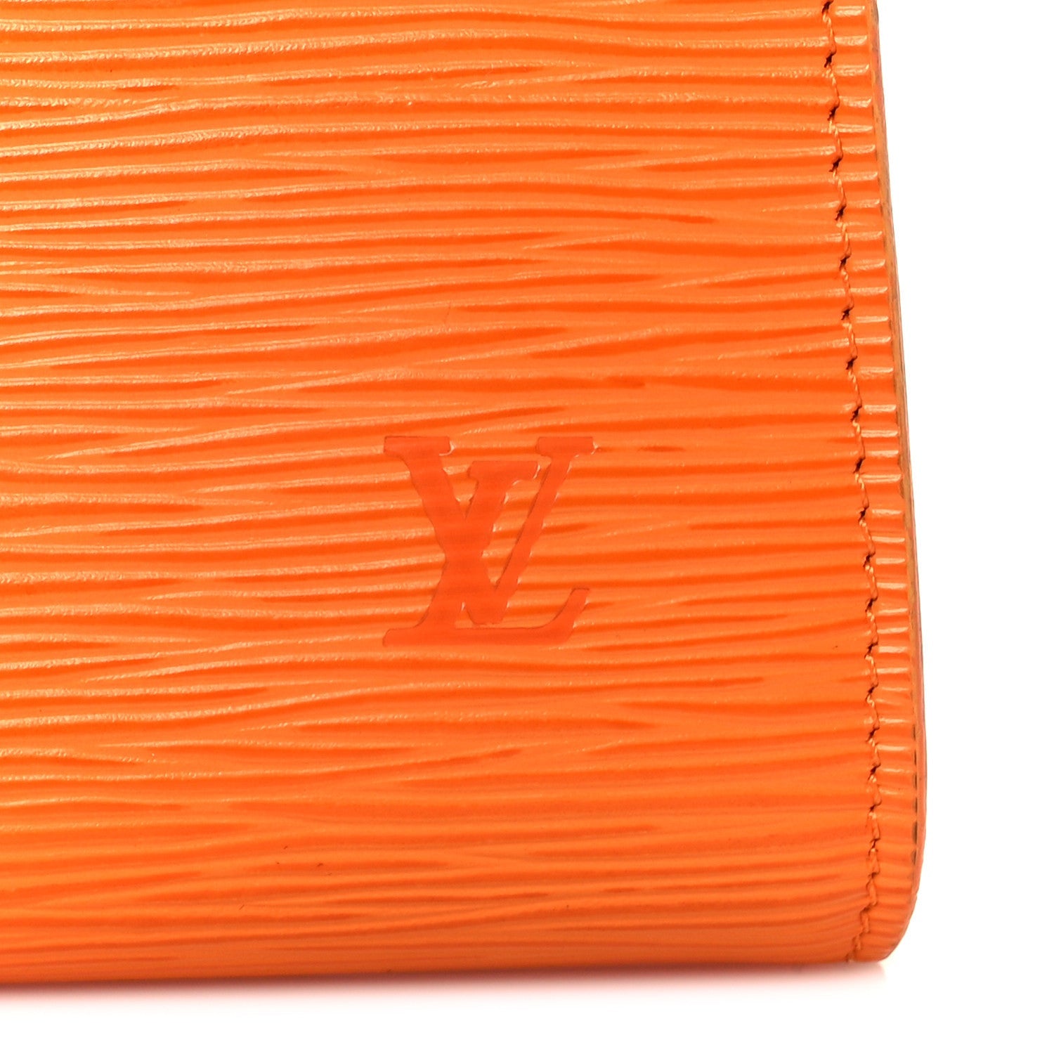 Epi Pochette Accessories 24 Mandarin