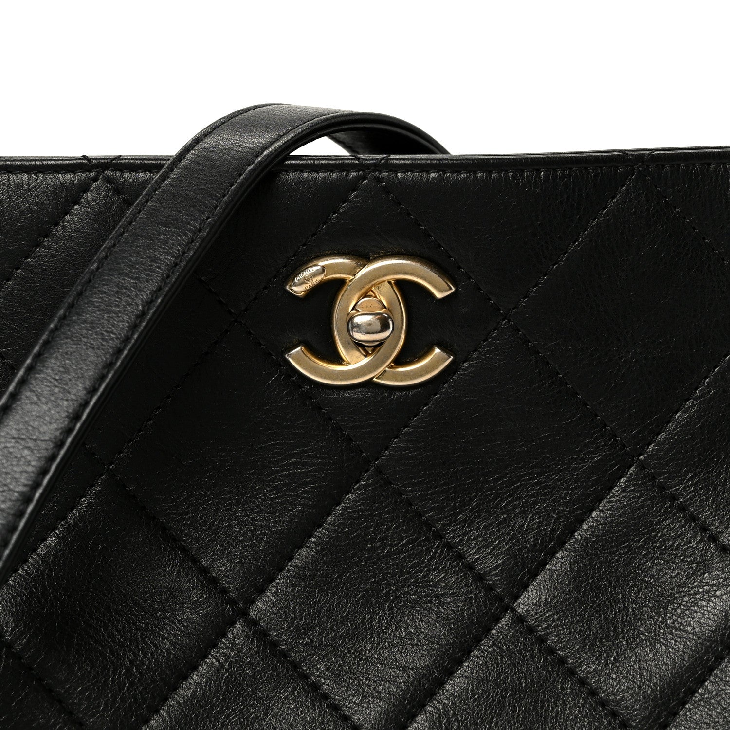 Lambskin Quilted Multi Chain Hobo Black