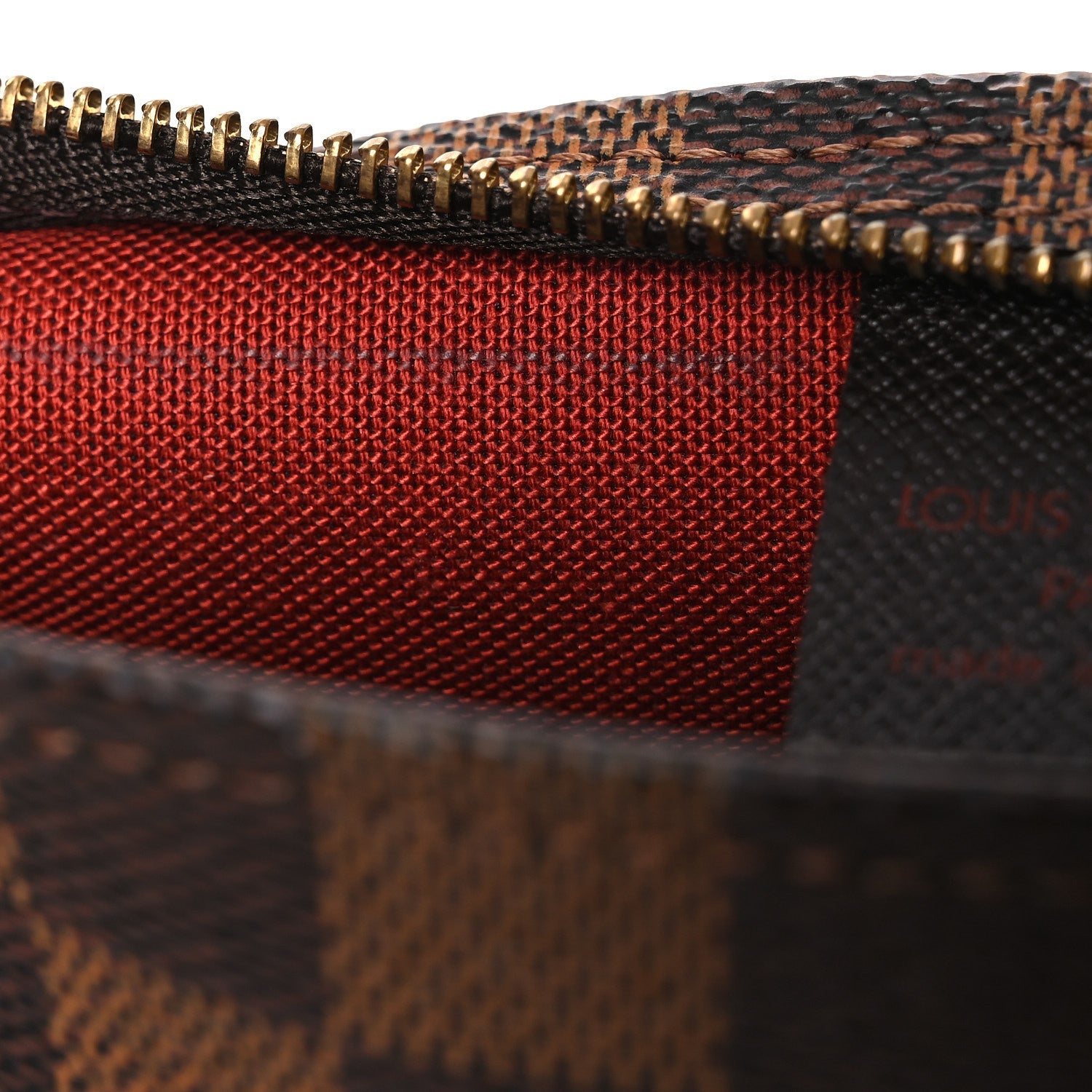 Damier Ebene Trousse Make Up Bag Pochette