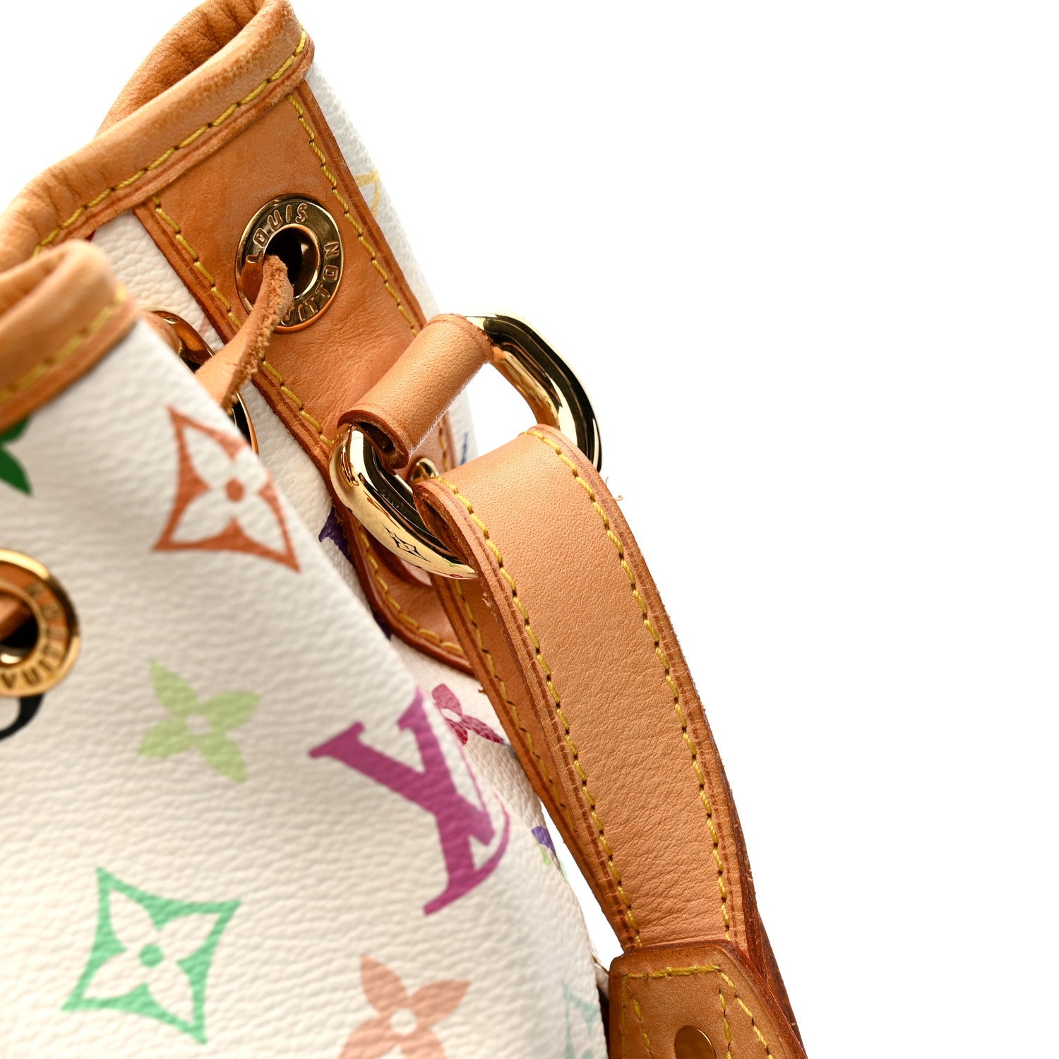 Monogram Multicolor Petit Noe White