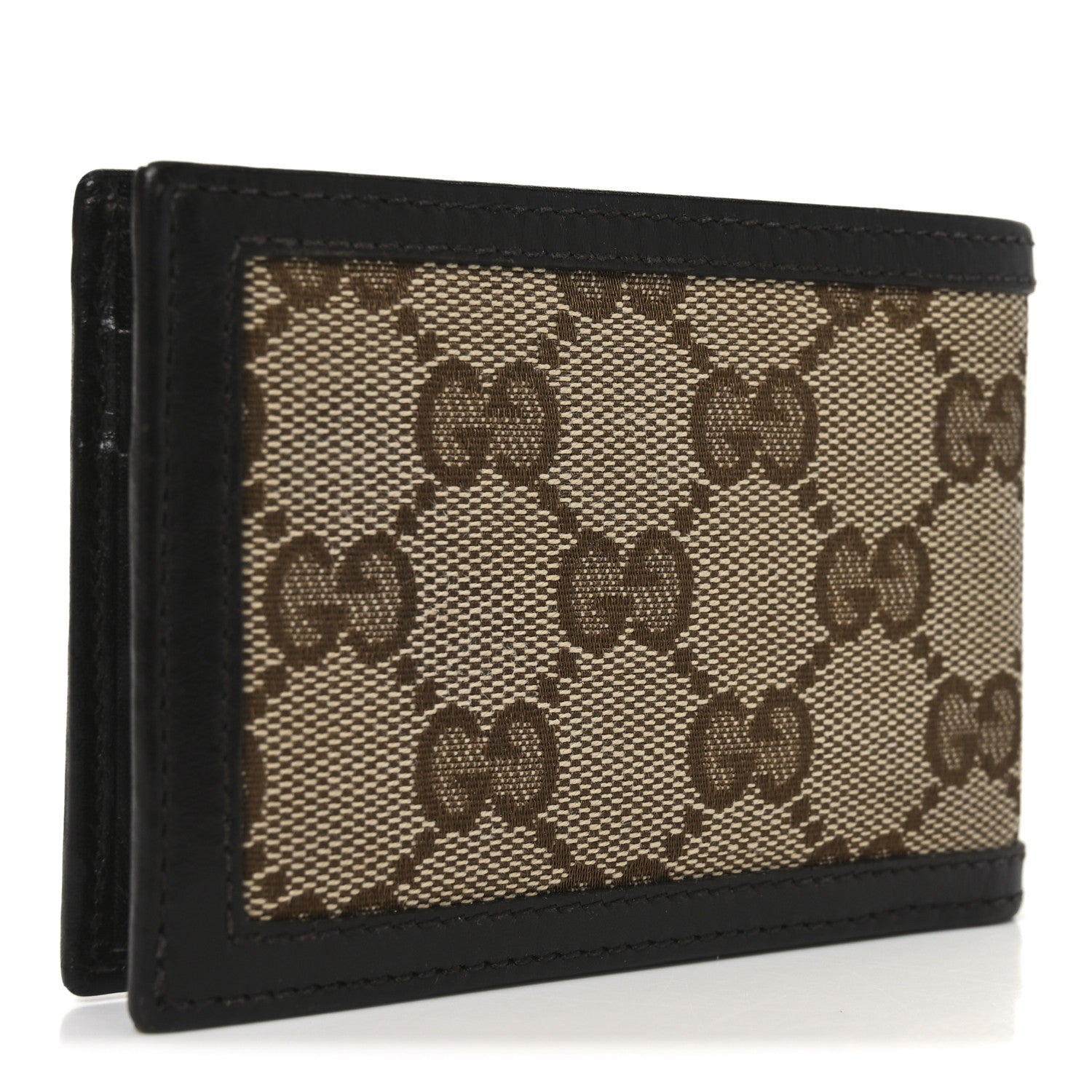 Monogram Mini Bi-Fold Wallet Brown Dark Brown