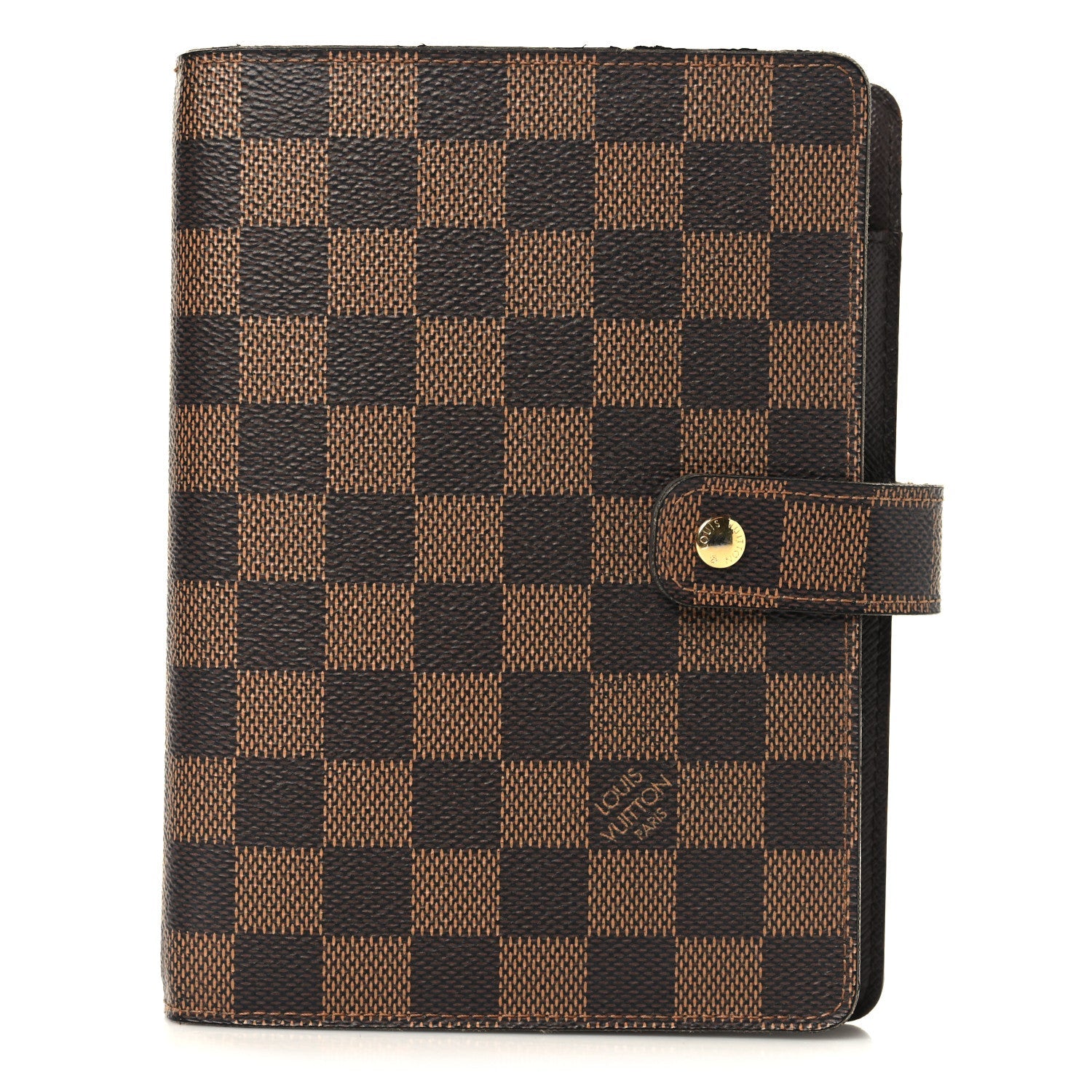 Damier Ebene Medium Ring Agenda Cover