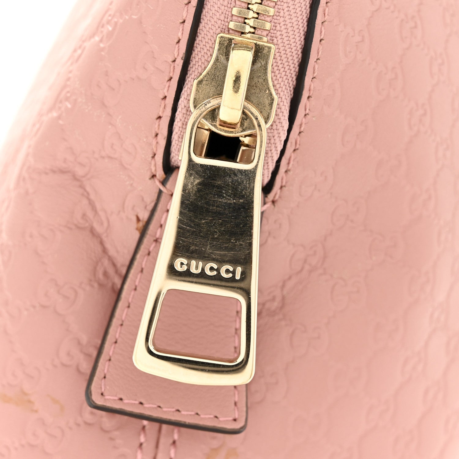 Soft Microguccissima Medium Bree Shoulder Bag Soft Pink