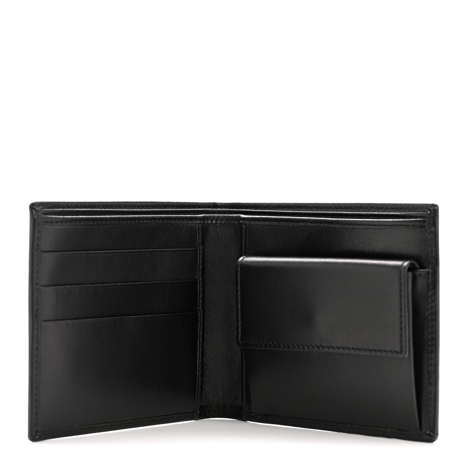 Calfskin Abbey Men's Wallet Black