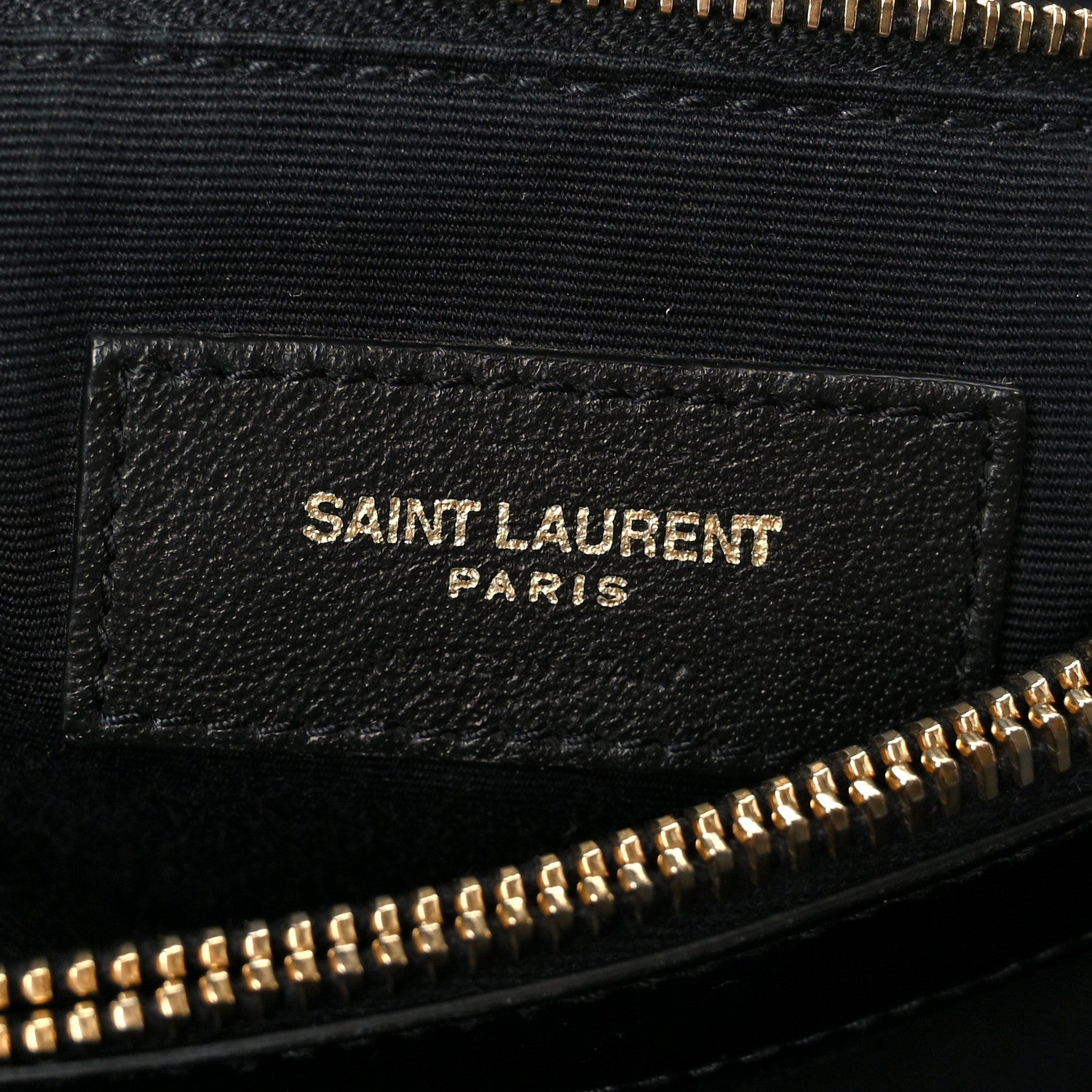 Calfskin Y Quilted Monogram Medium Loulou Chain Satchel Black