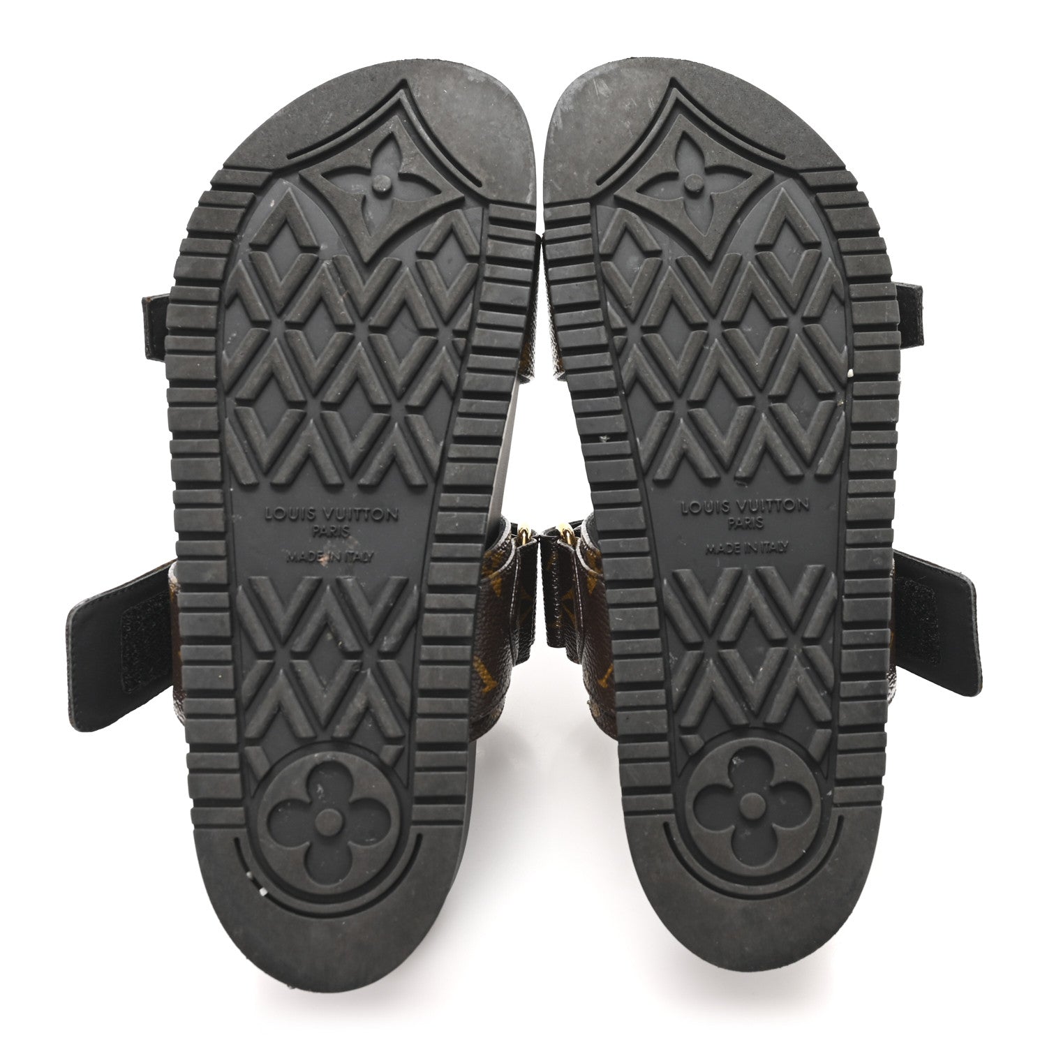 Monogram Bom Dia Mule Sandals 36.5 Black