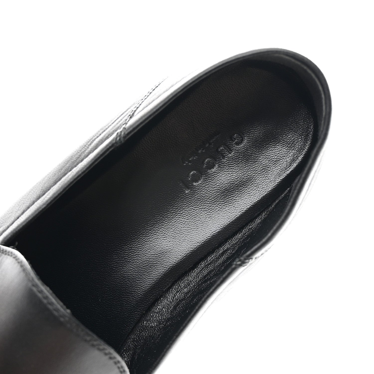 Lambskin Womens Brixton Horsebit Loafers 37.5 Black