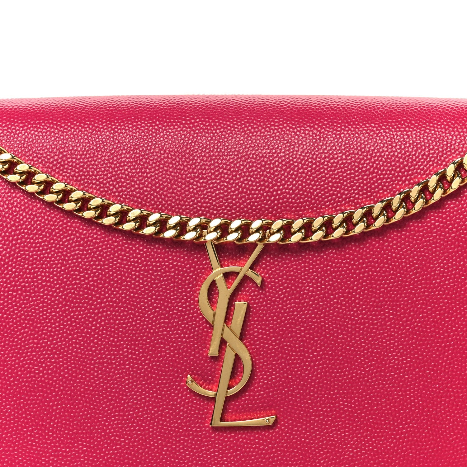 Grain De Poudre Monogram Chain Wallet Bubblegum