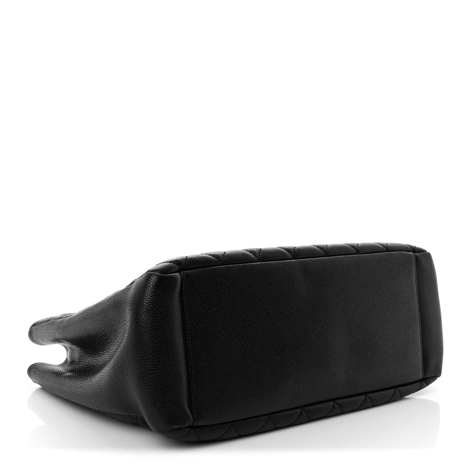 Caviar Quilted Grand Shopping Tote GST Black