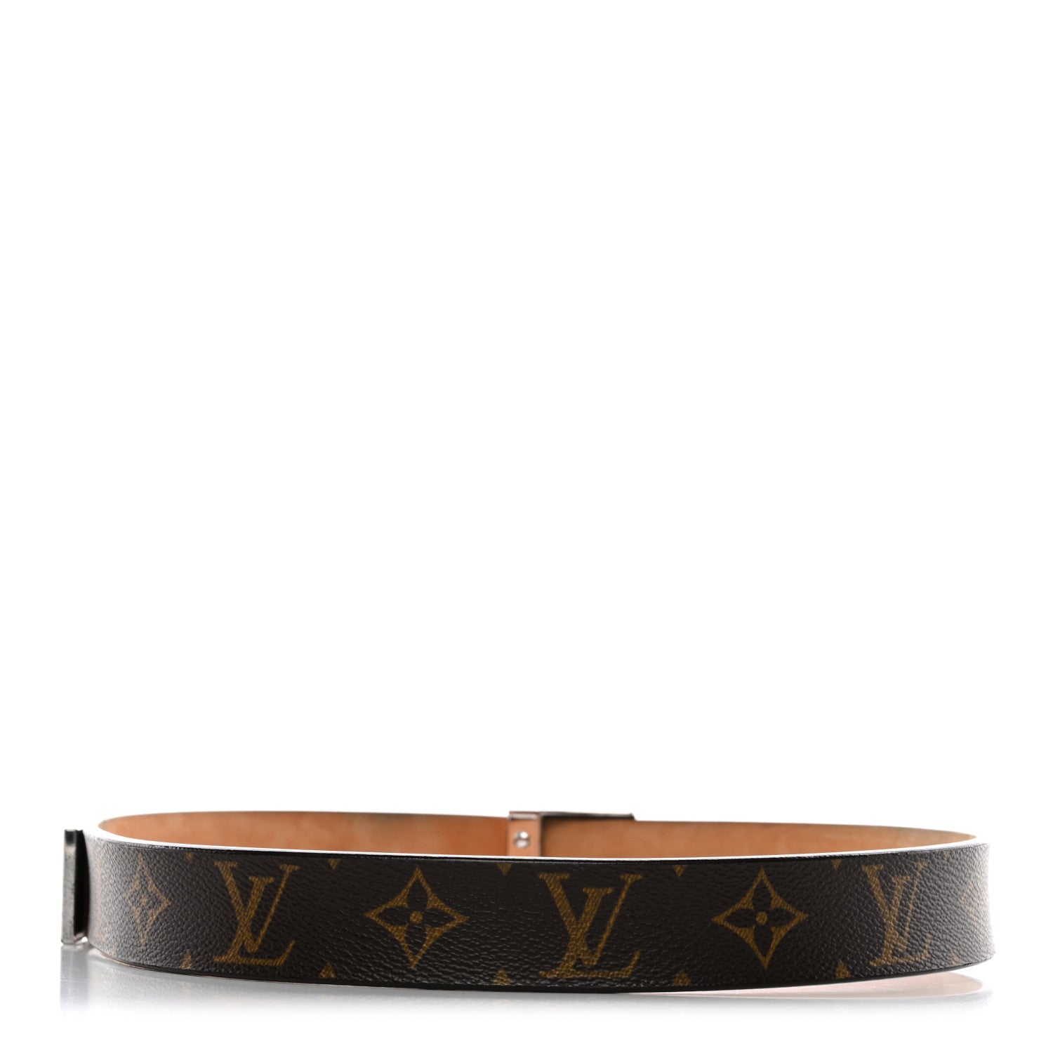 Monogram Ceinture Belt Gold Buckle 80 32