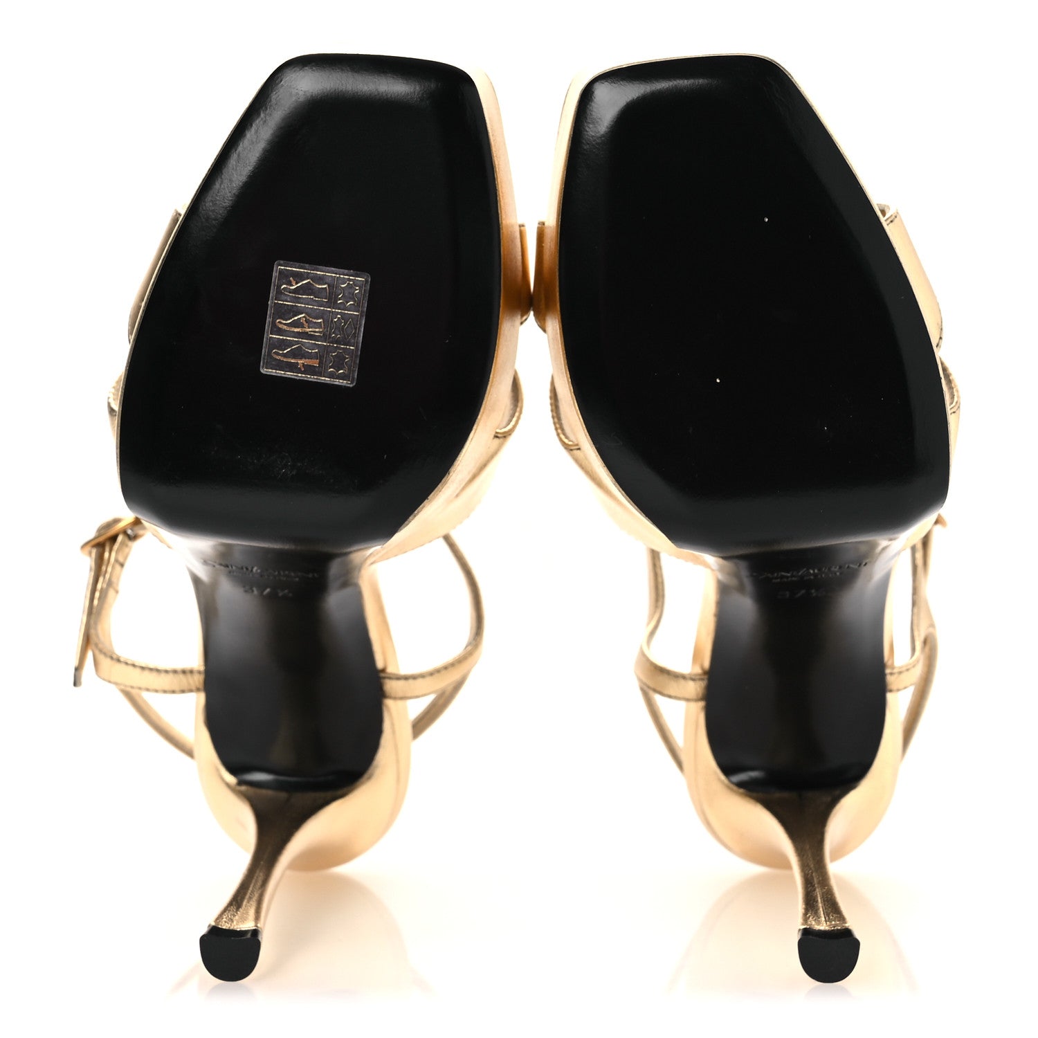 Metallic Debbie Platform Sandal 37.5 Gold